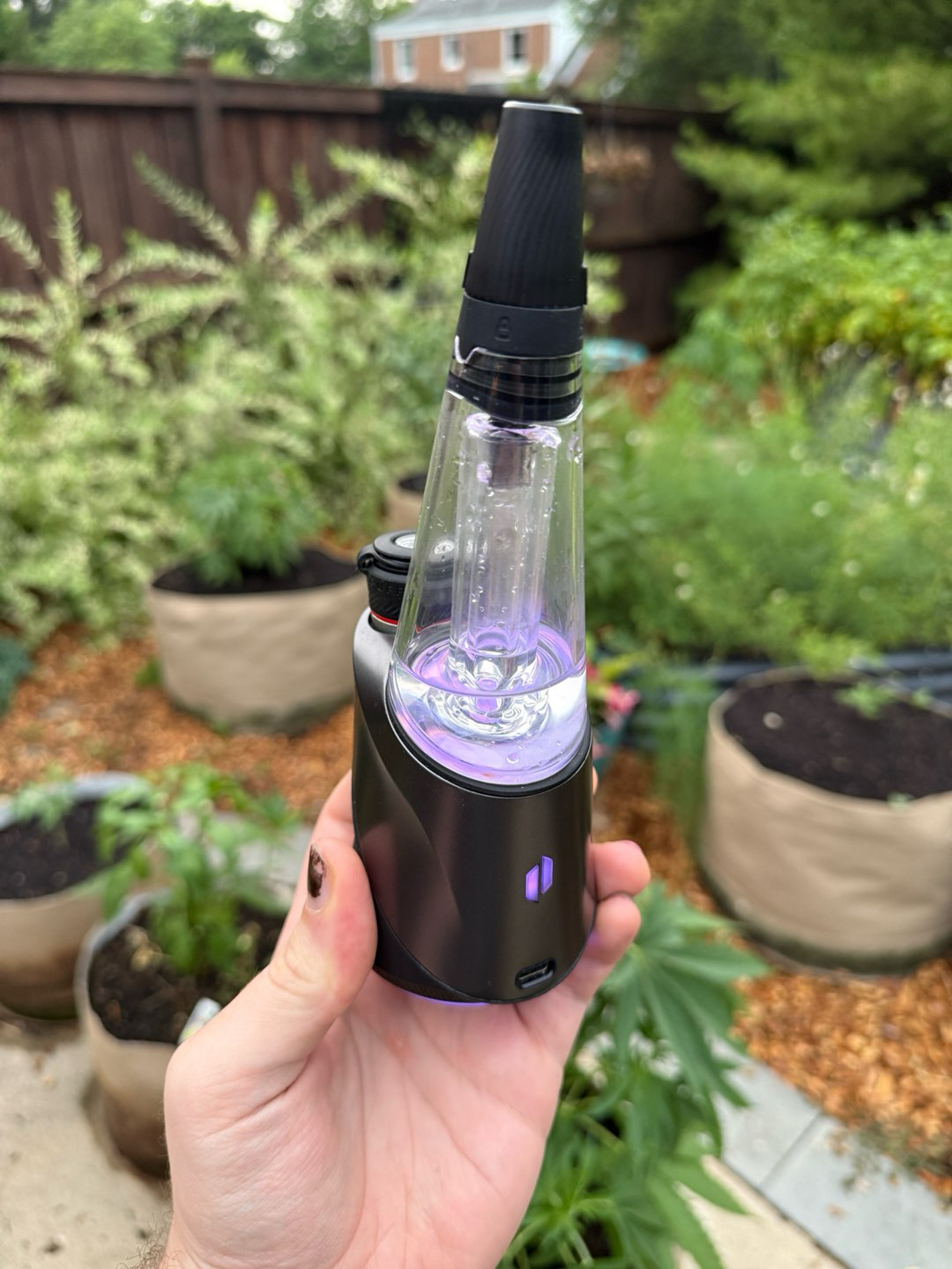 Preview pic of Puffco Peak Pro with 3D Chamber and Travel Glass