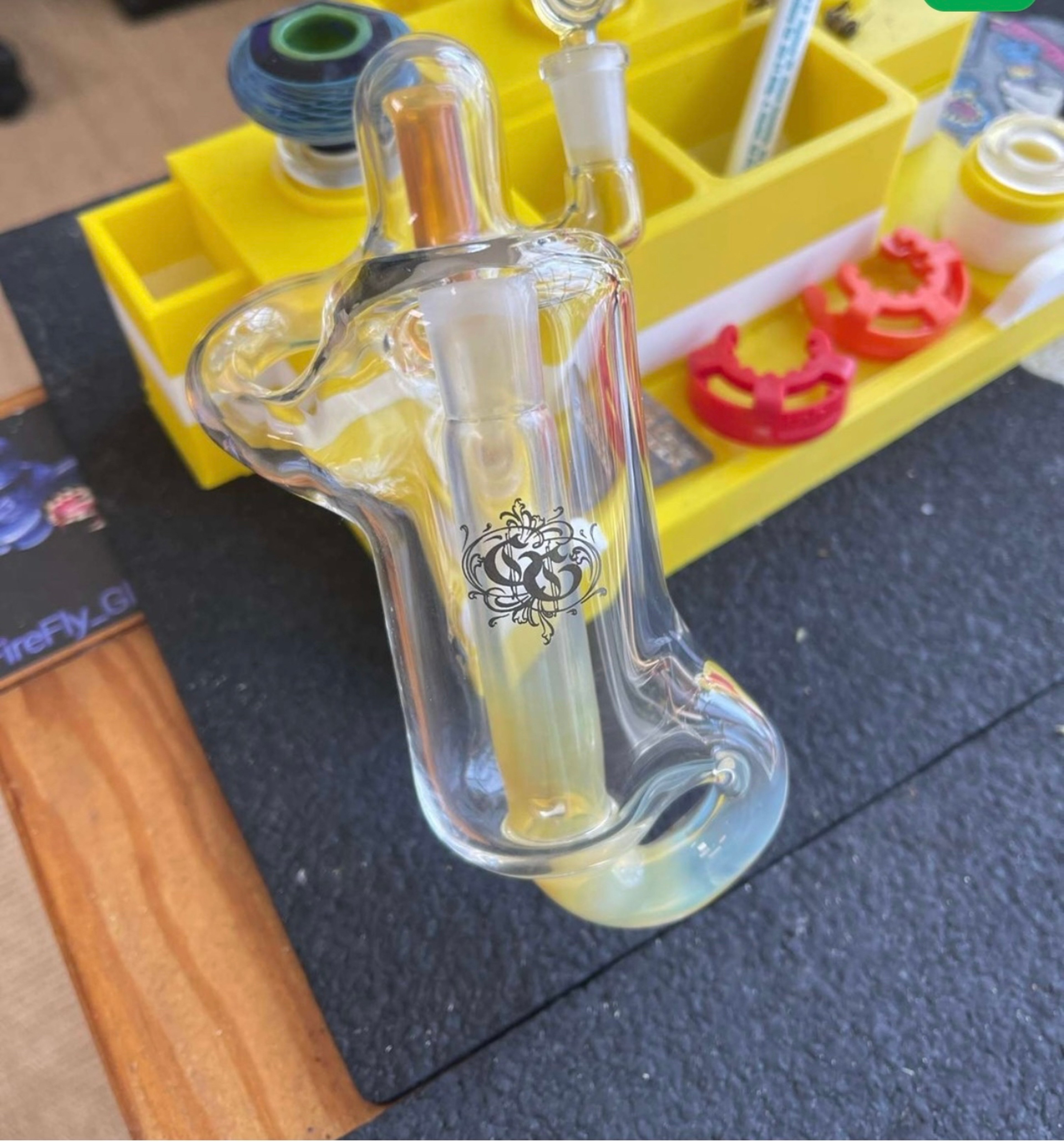 Preview pic of Goldman Glass recycler ash catcher