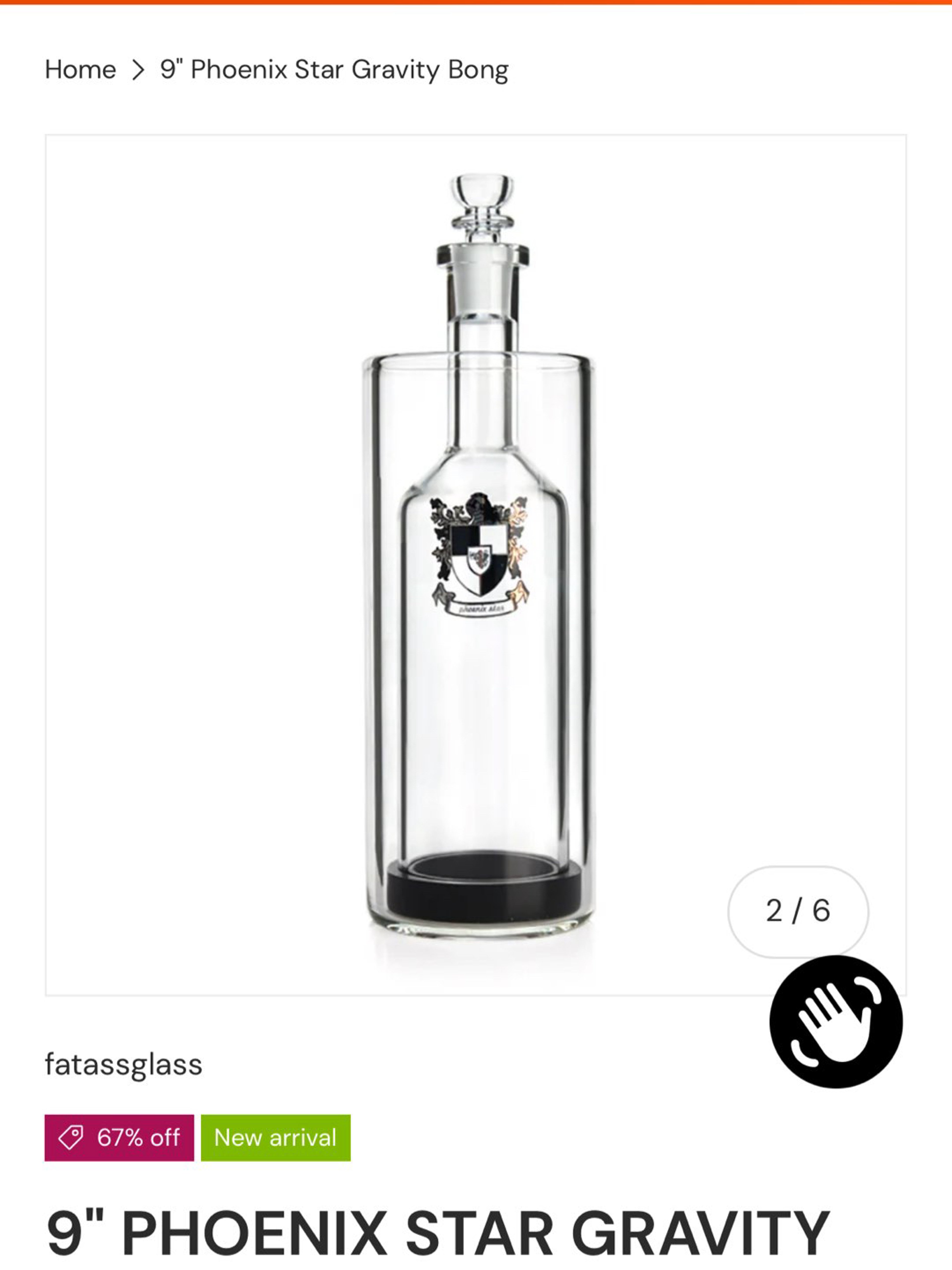 Preview pic of Phoenix Star Gravity Bong