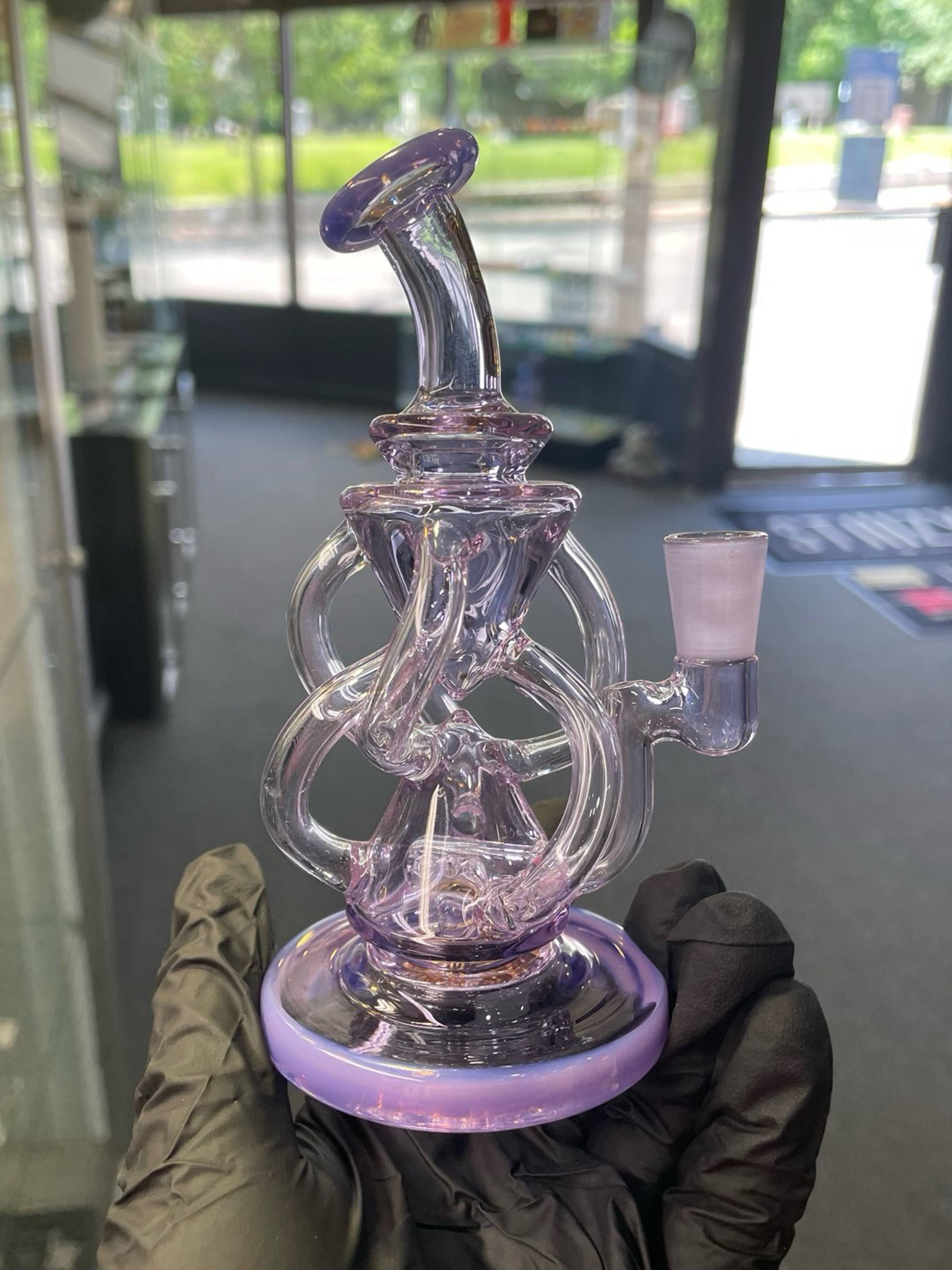 Preview pic of On Point Glass Recycler Purple
