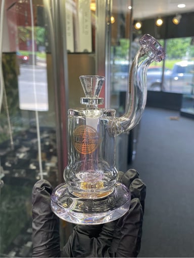 Preview pic of On Point Glass Mini Bent Neck Purple