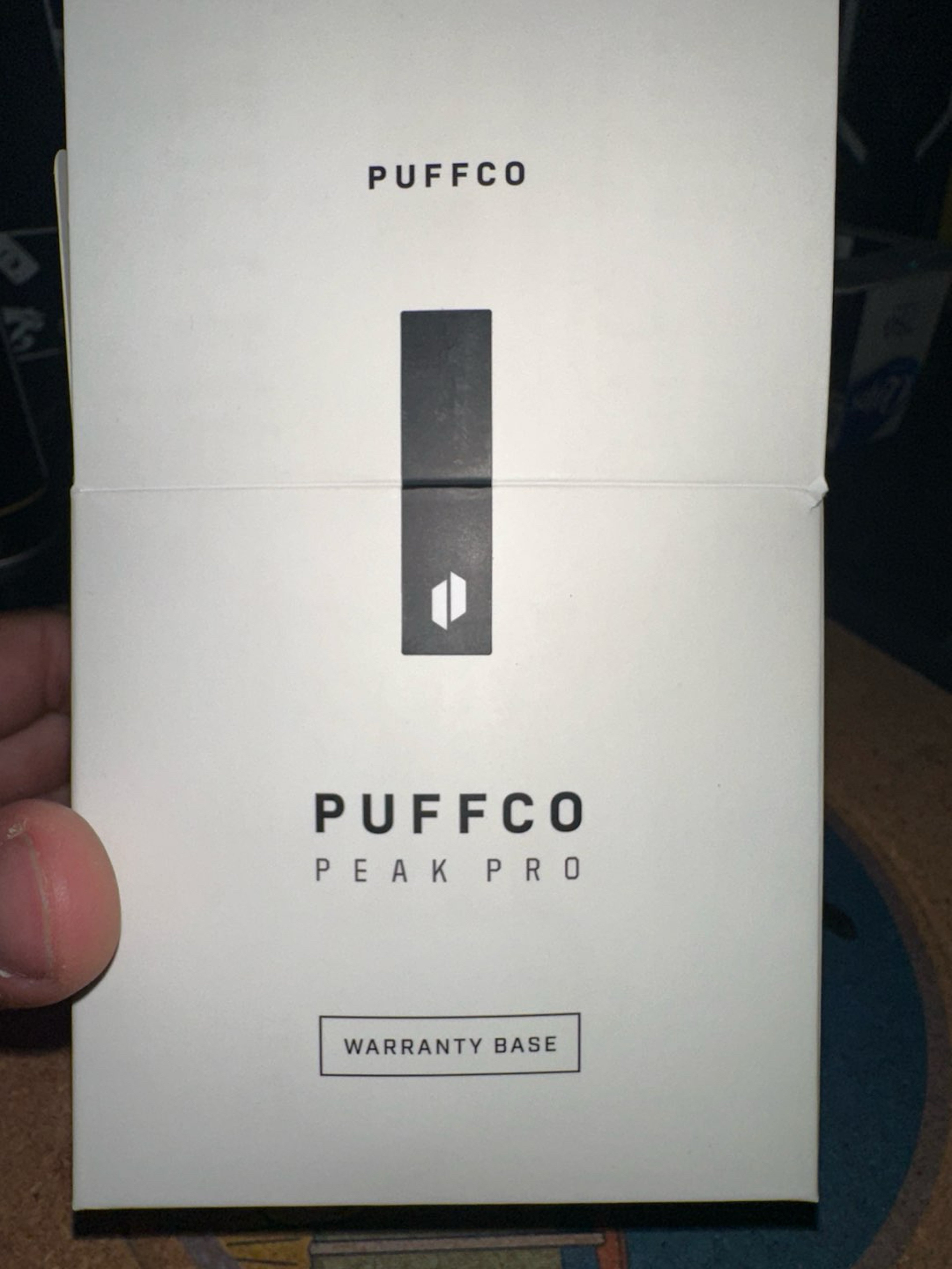Preview pic of New Puffco Peak Pro Onyx warranty base
