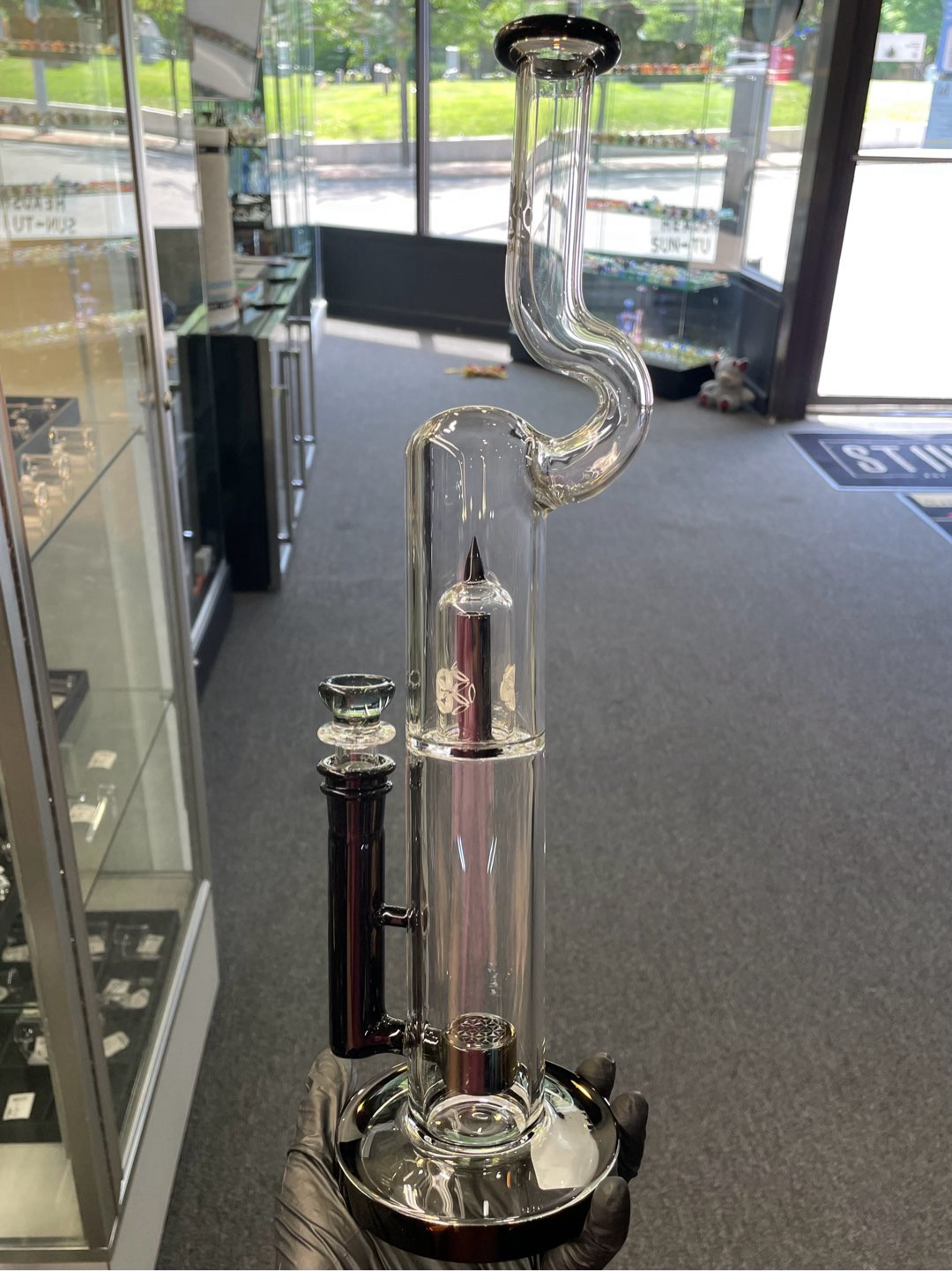 Preview pic of Double Perc Natty Neck 16” Black