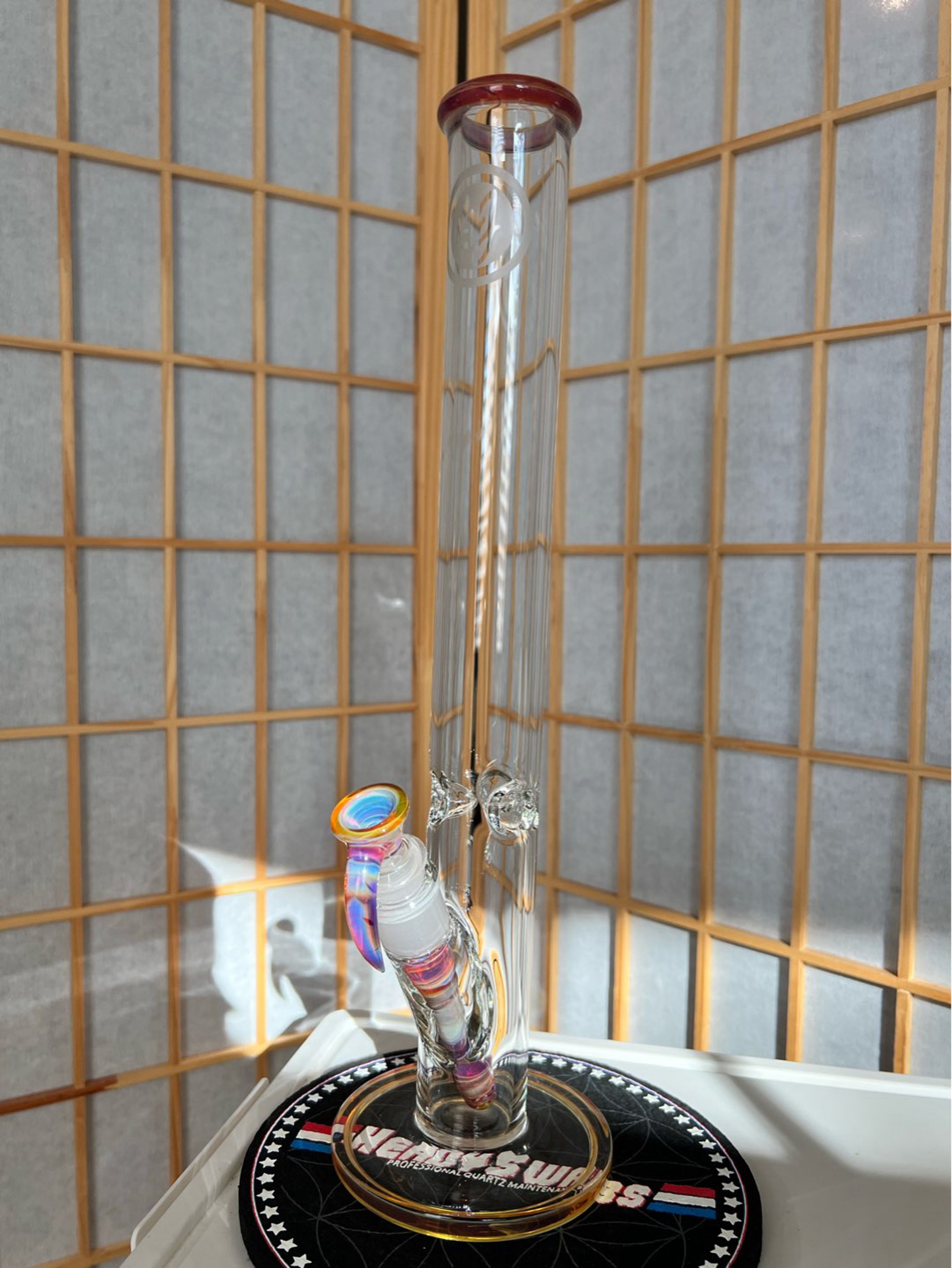 Preview pic of OJ Straight Bong + Slide