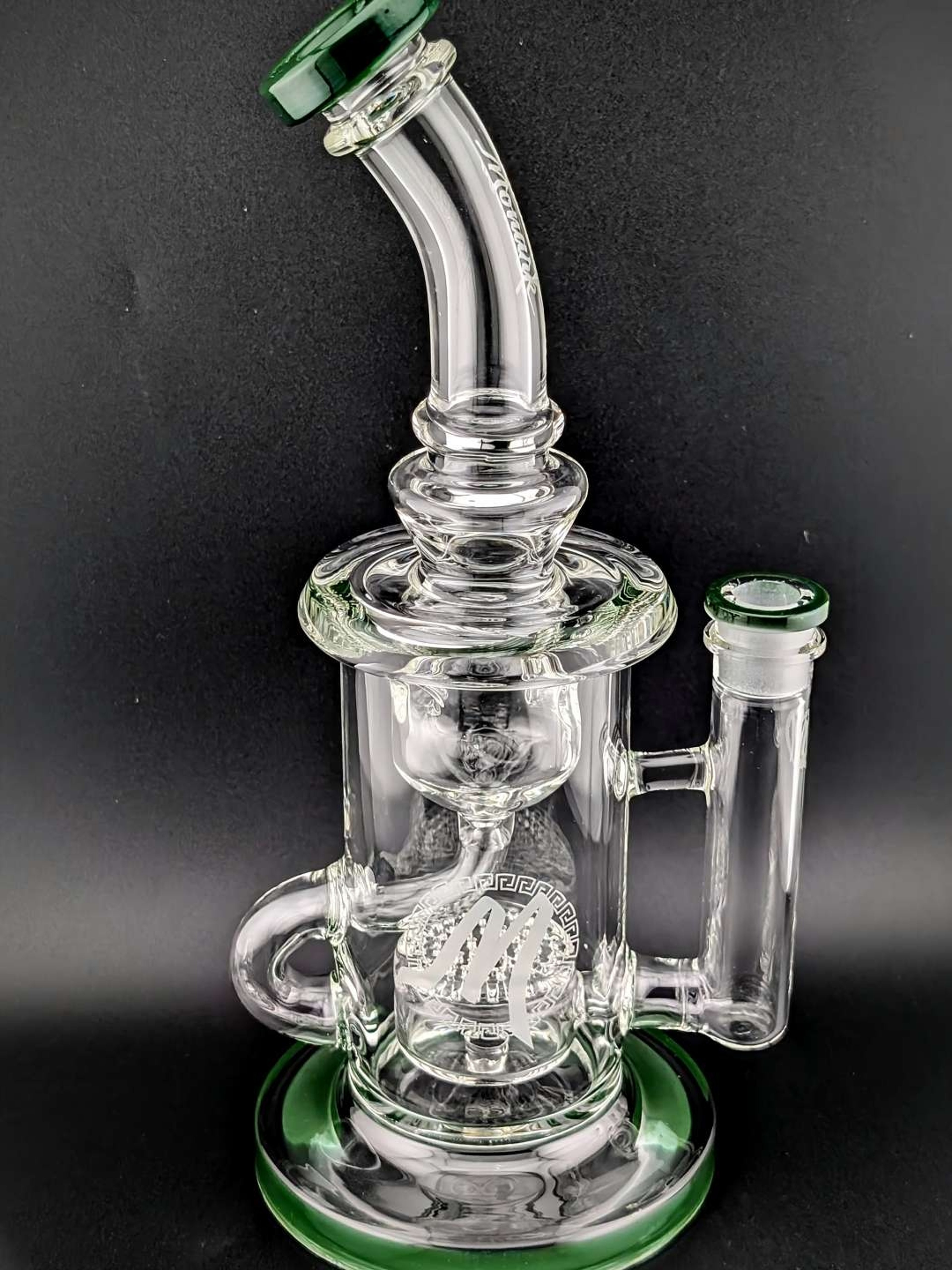 Preview pic of Monark super heavy Insycler Dab Rig with Honey comb Disc Perk.