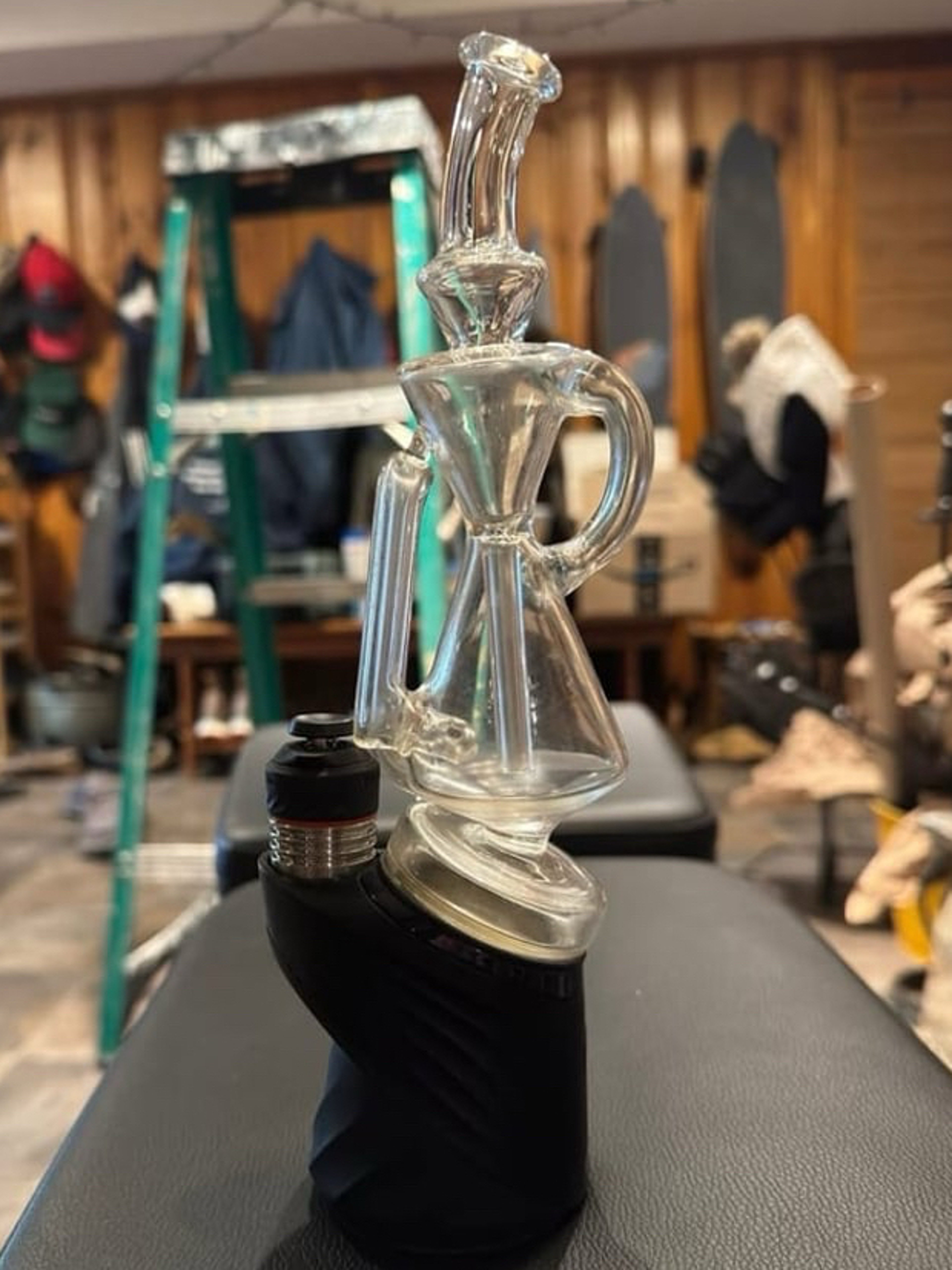 Preview pic of Puffco Peak Pro V2 Onyx Bundle Used w/ Hot Knife + 3DXL + Uptake Glass Recycler ($110 New)