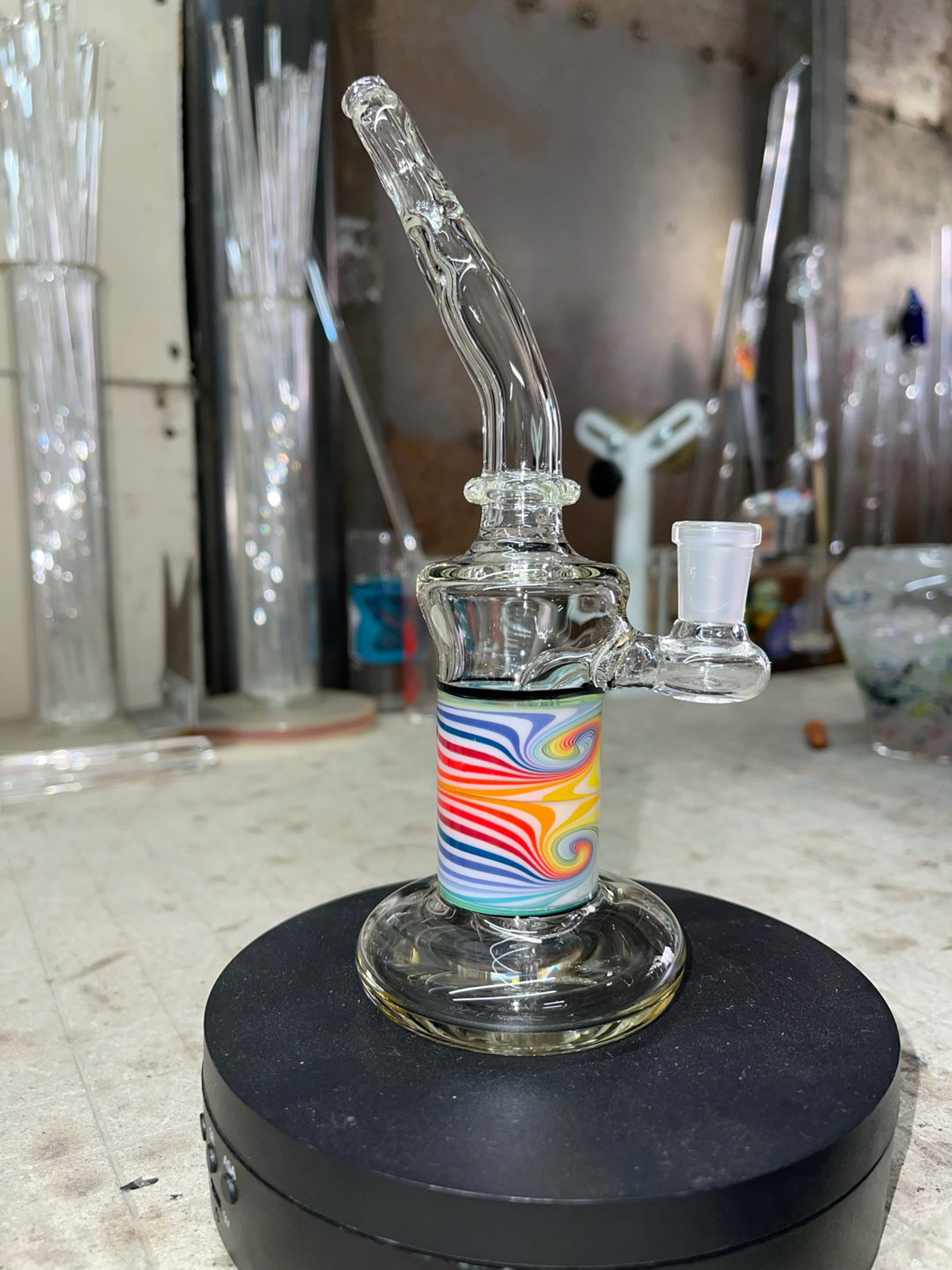 Preview pic of 7.5” tall,10mm joint 2 holes perc