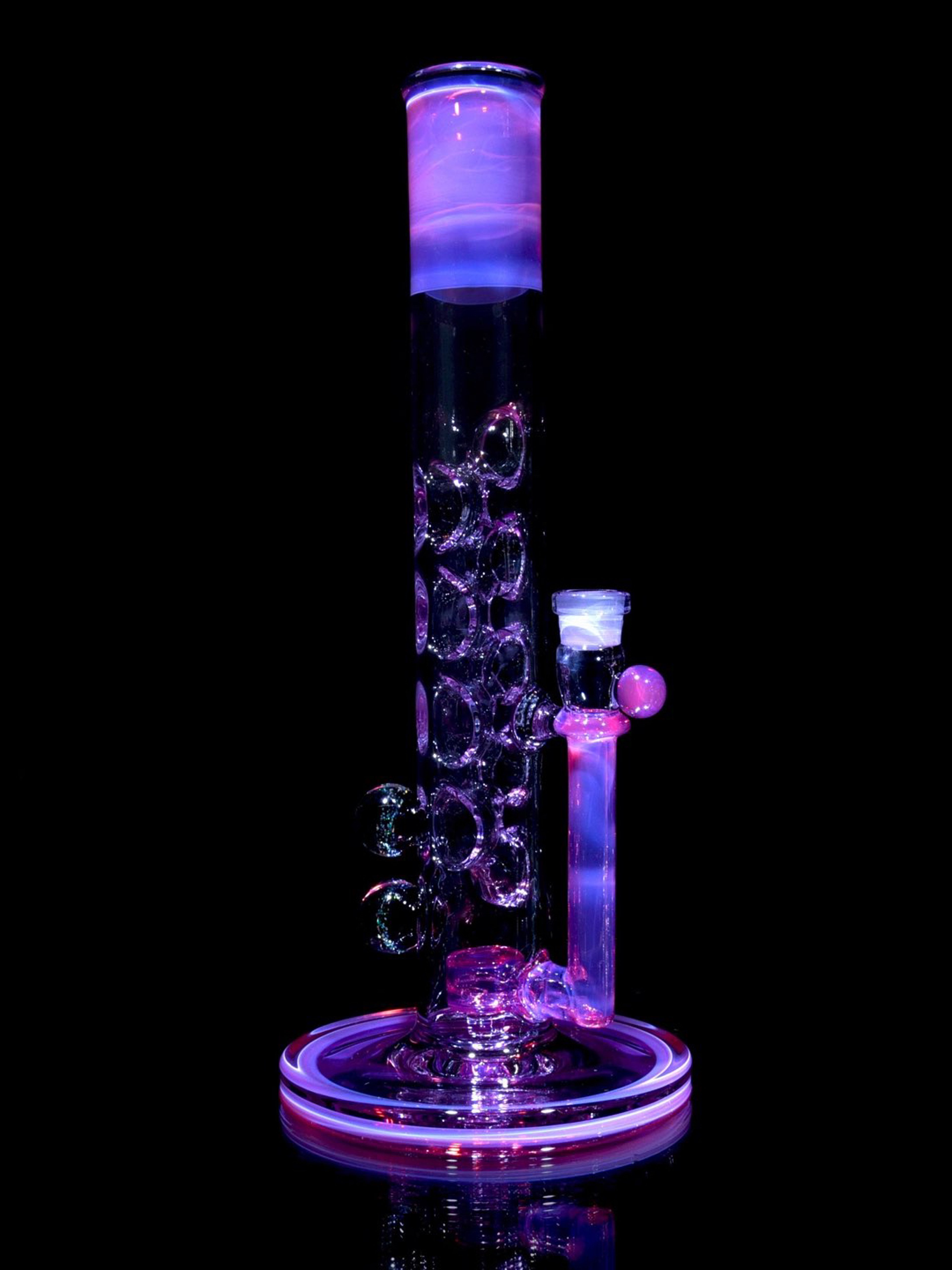 Preview pic of Davin Titland - Fully-worked Straight Fab - Karmaline/Purple Amethyst - 14mm Female