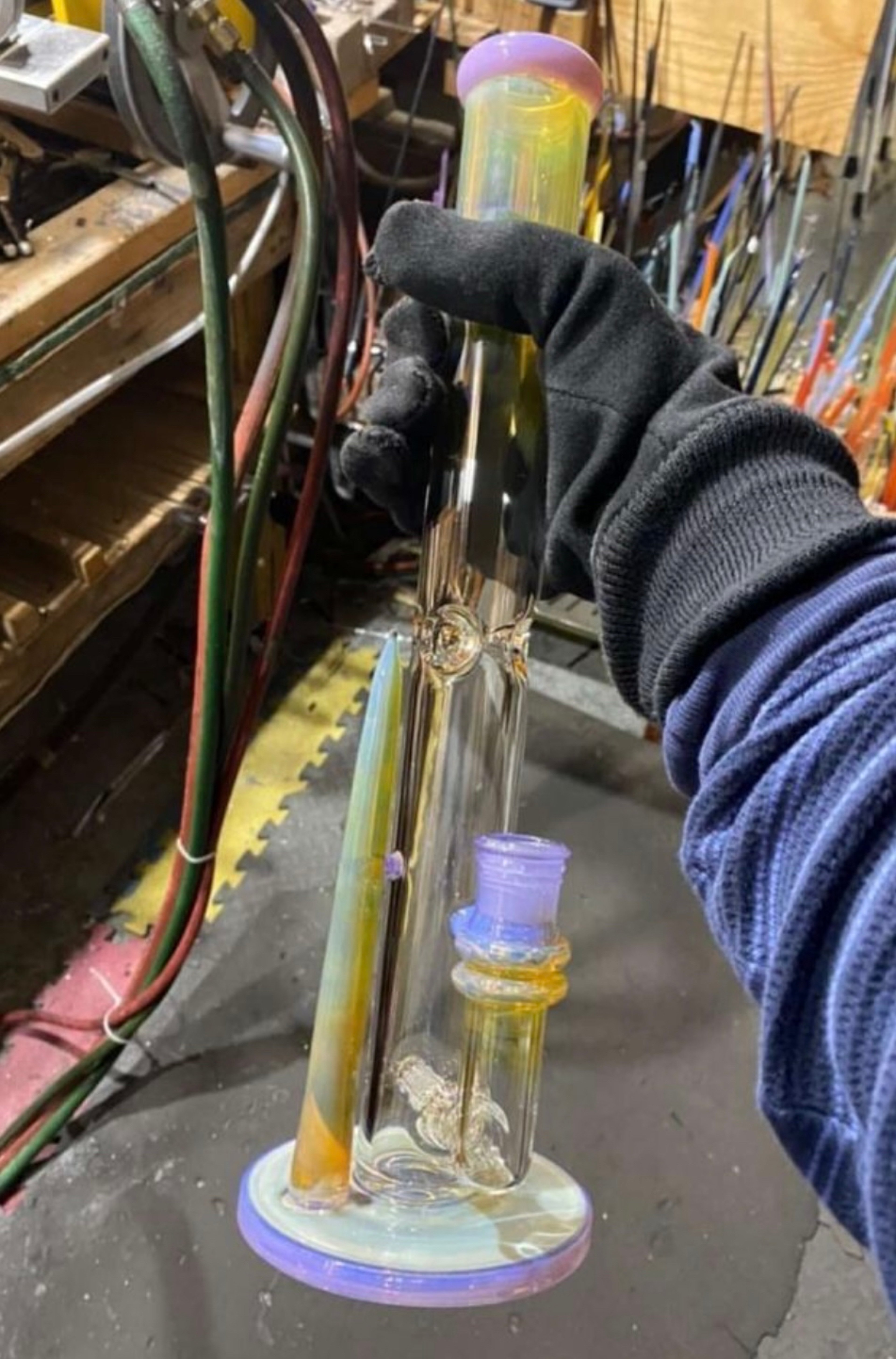 Preview pic of Custom blown ashme glass