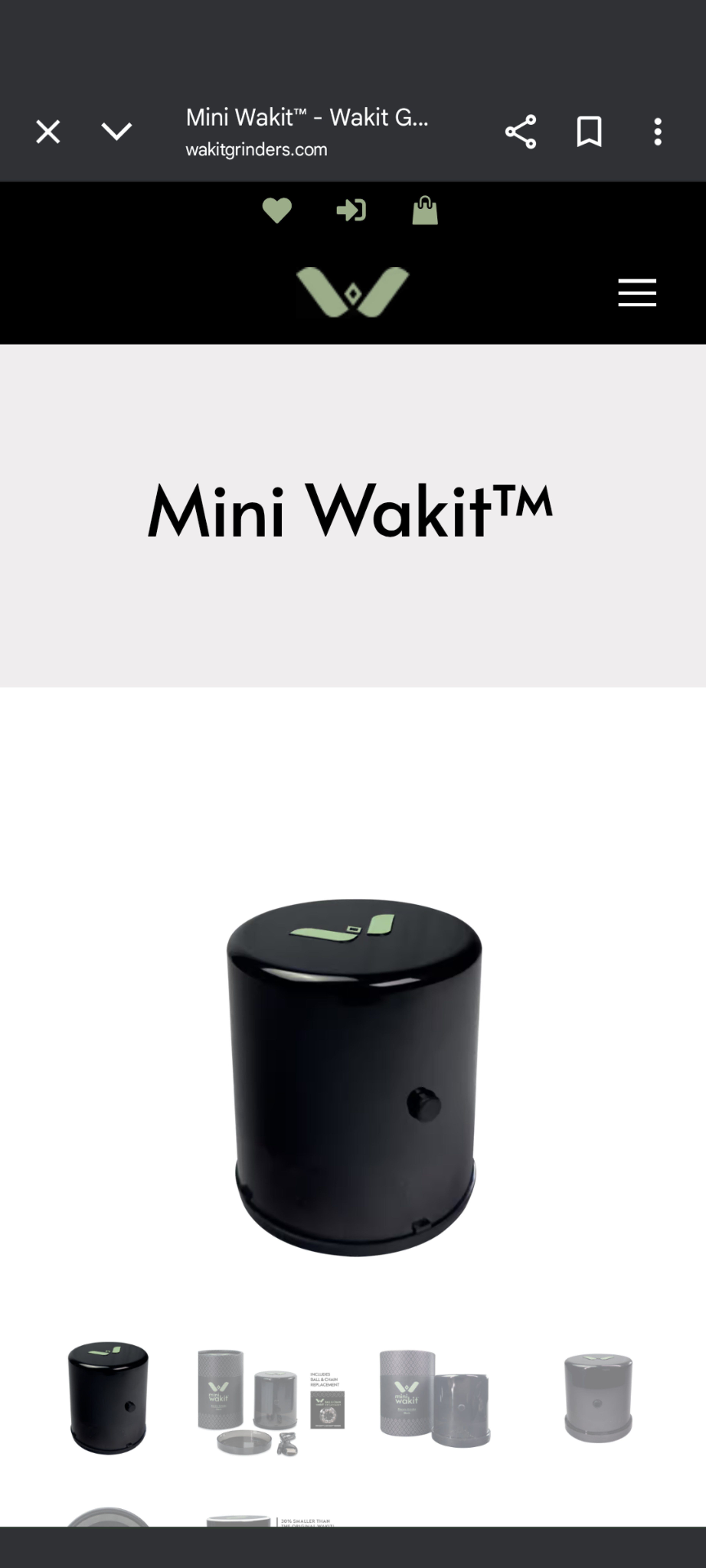 Preview pic of Mini wakit grinder