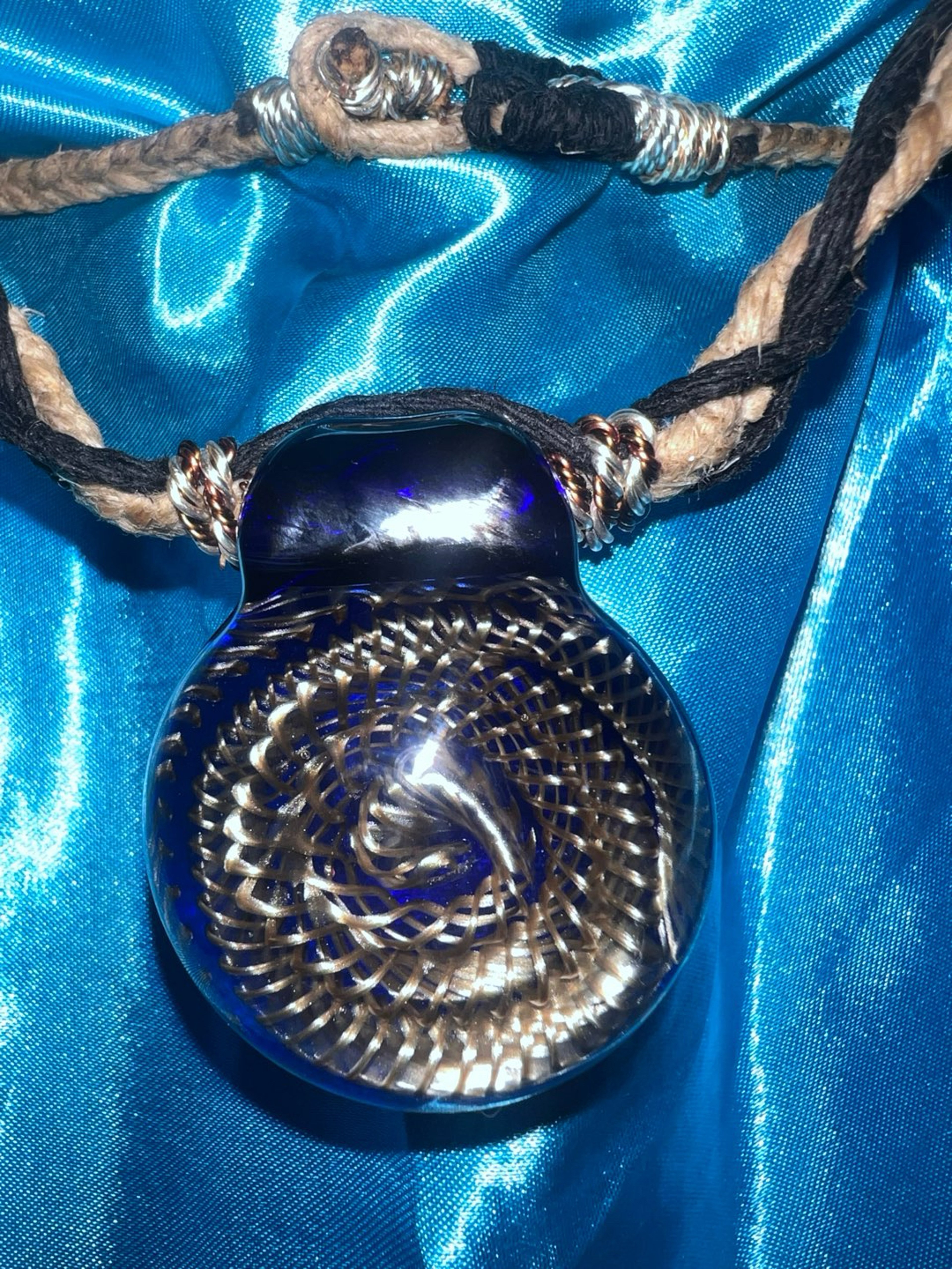 Preview pic of Electrum Coil on custom hemp cord