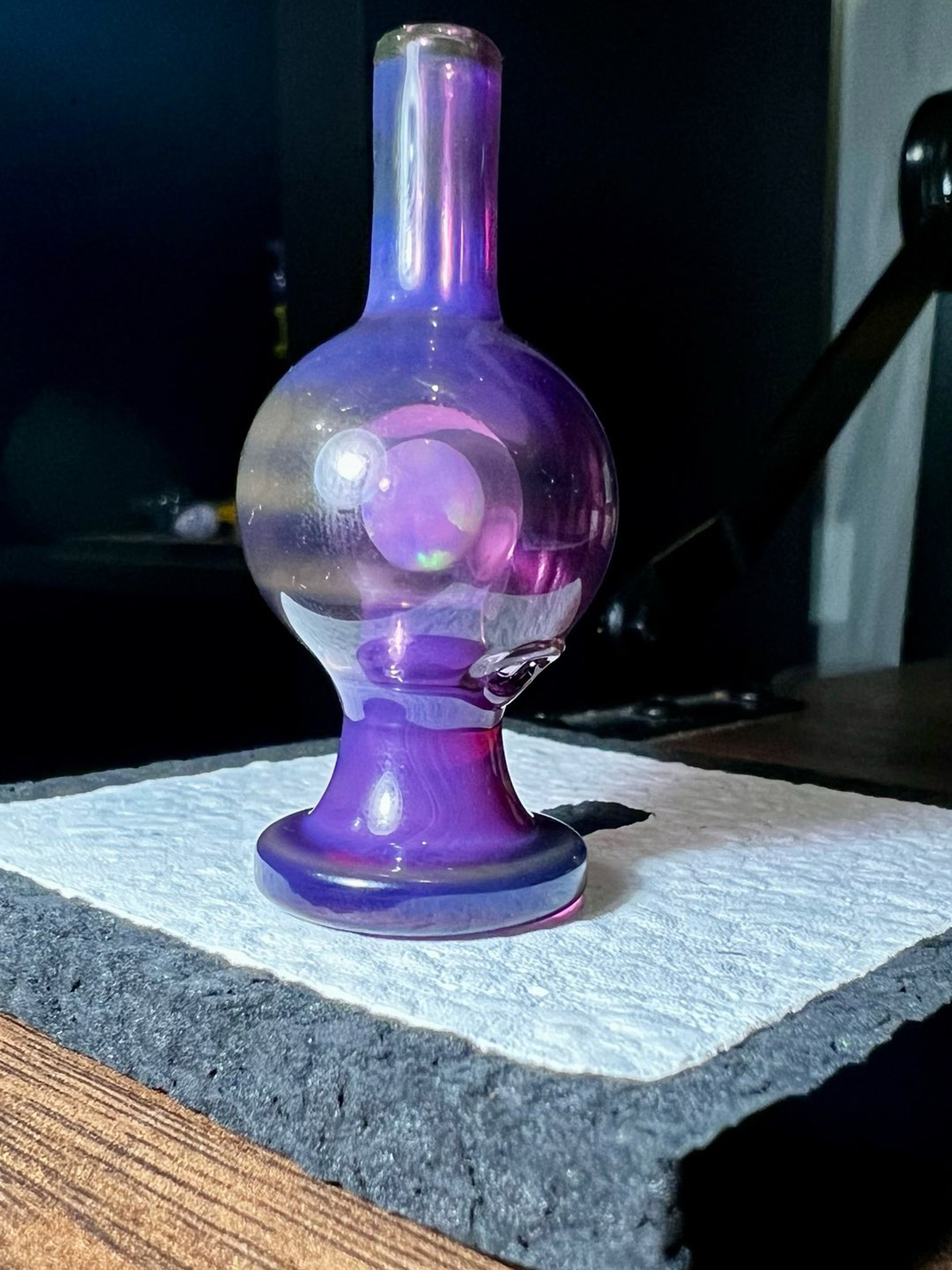 Preview pic of Soup Glass 2023 Royal Jelly full color cap w/ sphere opal