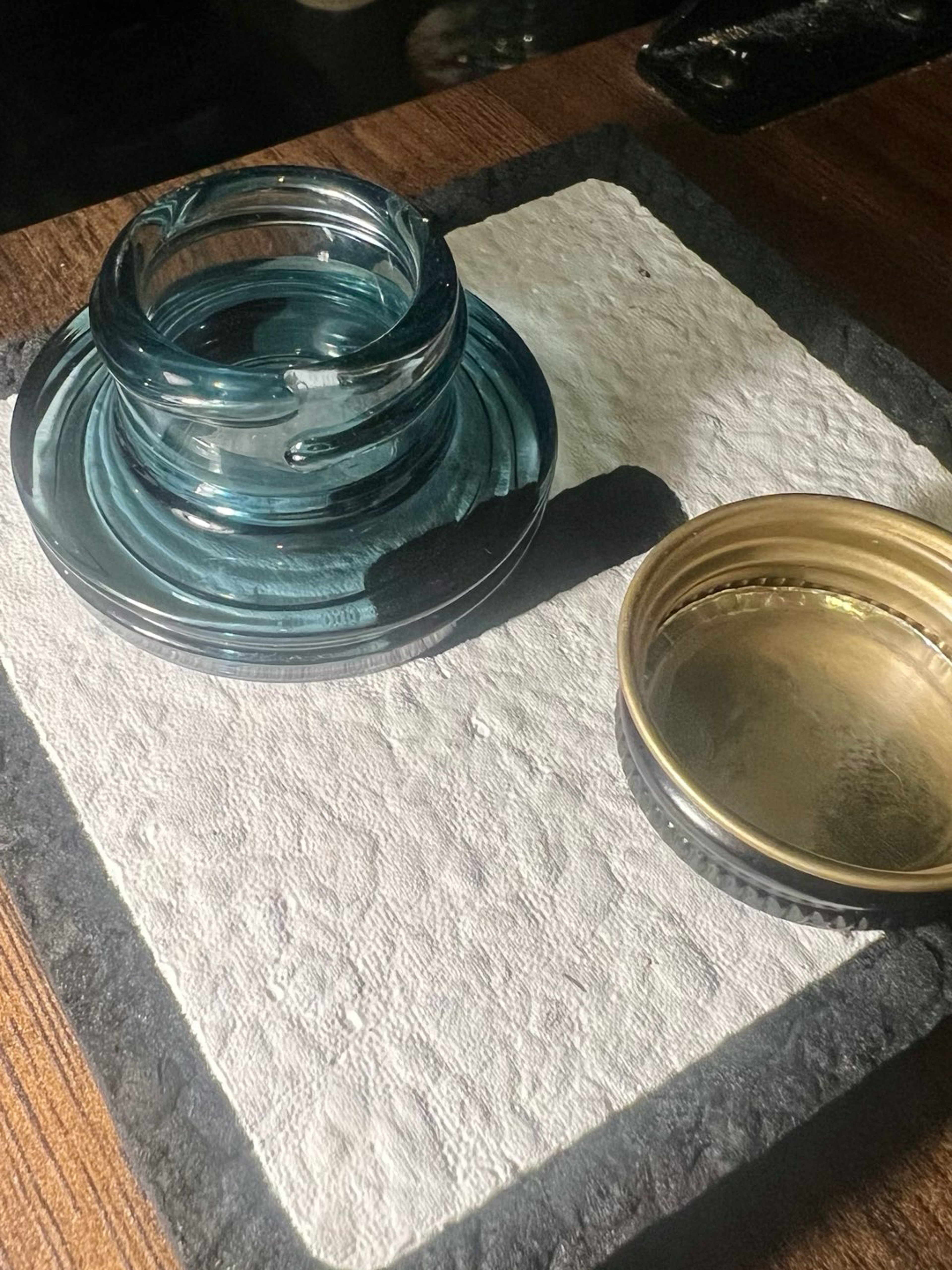 Preview pic of Soup glass 2025 Fresnel mini jar in Neutronium