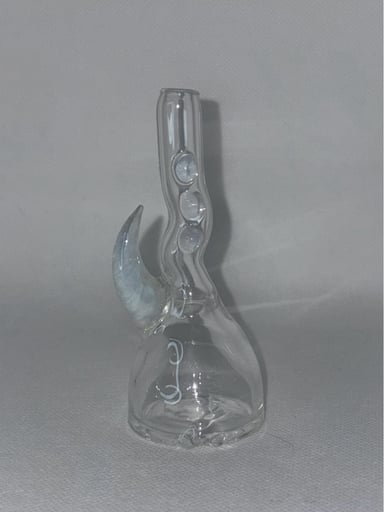Preview pic of Magizle Glass Dry Puffco Straw W/ Ghost horn