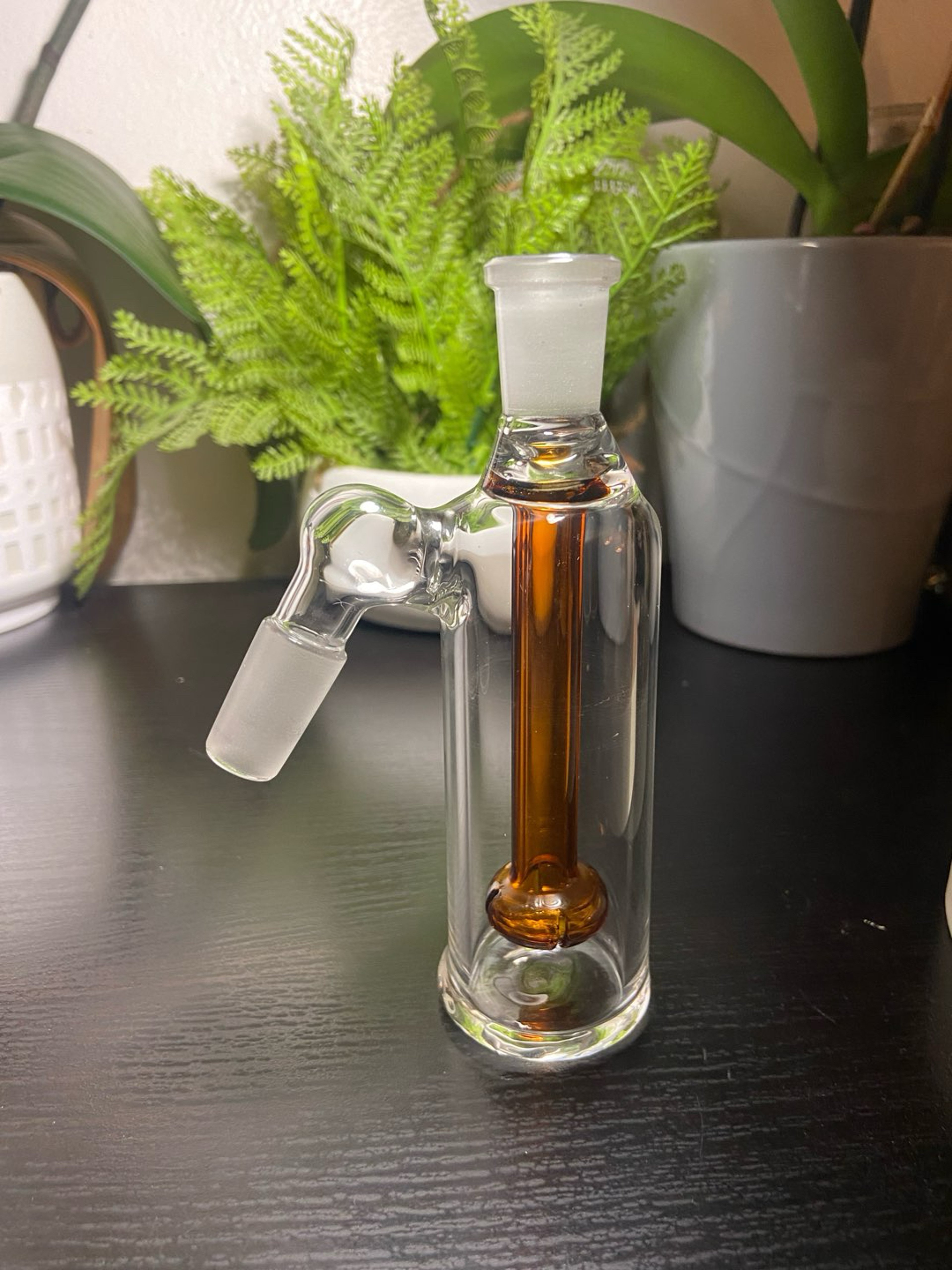 Preview pic of 14mm Amber Glass ash catcher