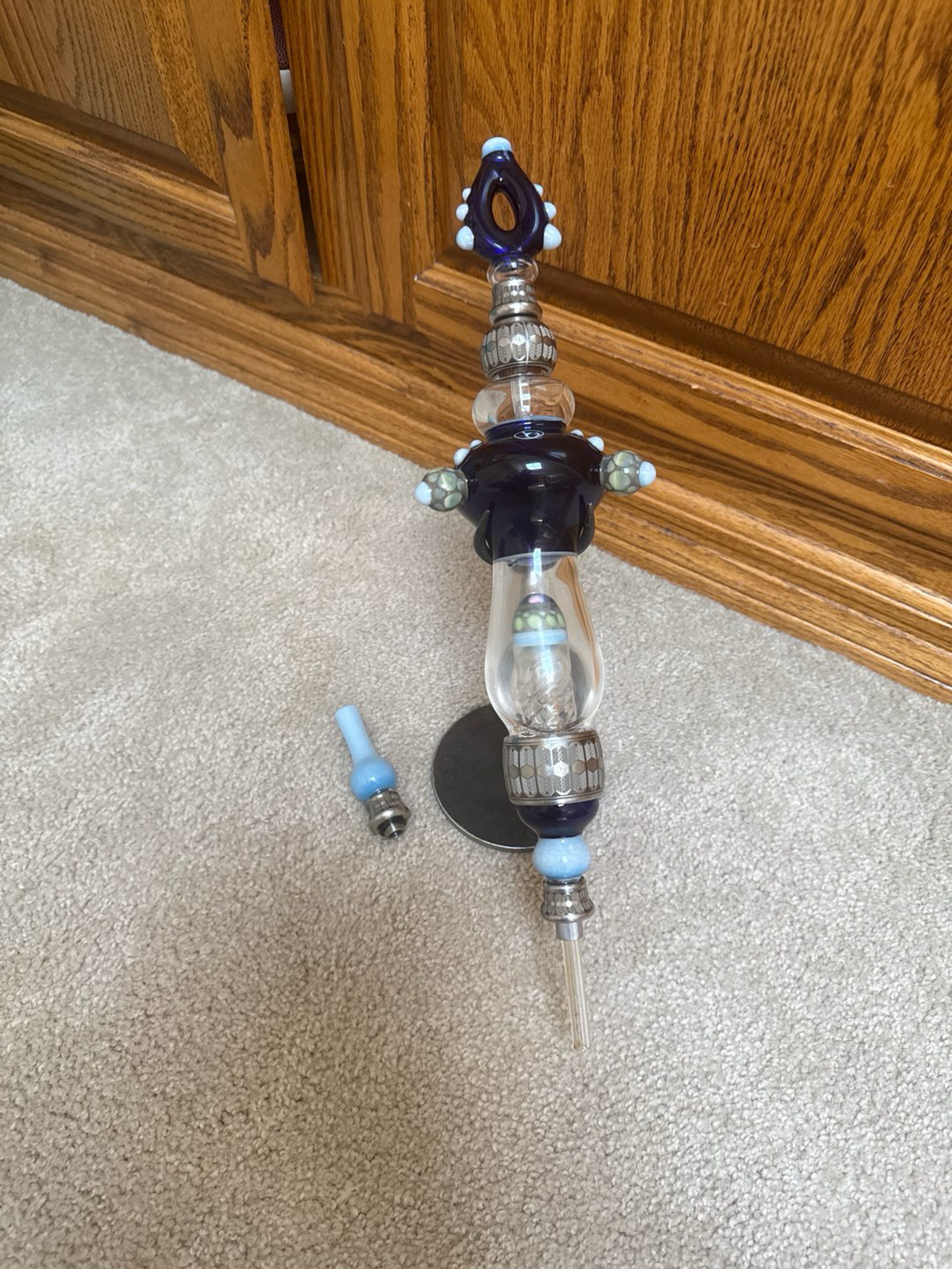 Preview pic of Brand New Nectar Collector Honeysucker Kit with Teardrop Mouthpiece - Cobalt and Siberia (additional accessories available)