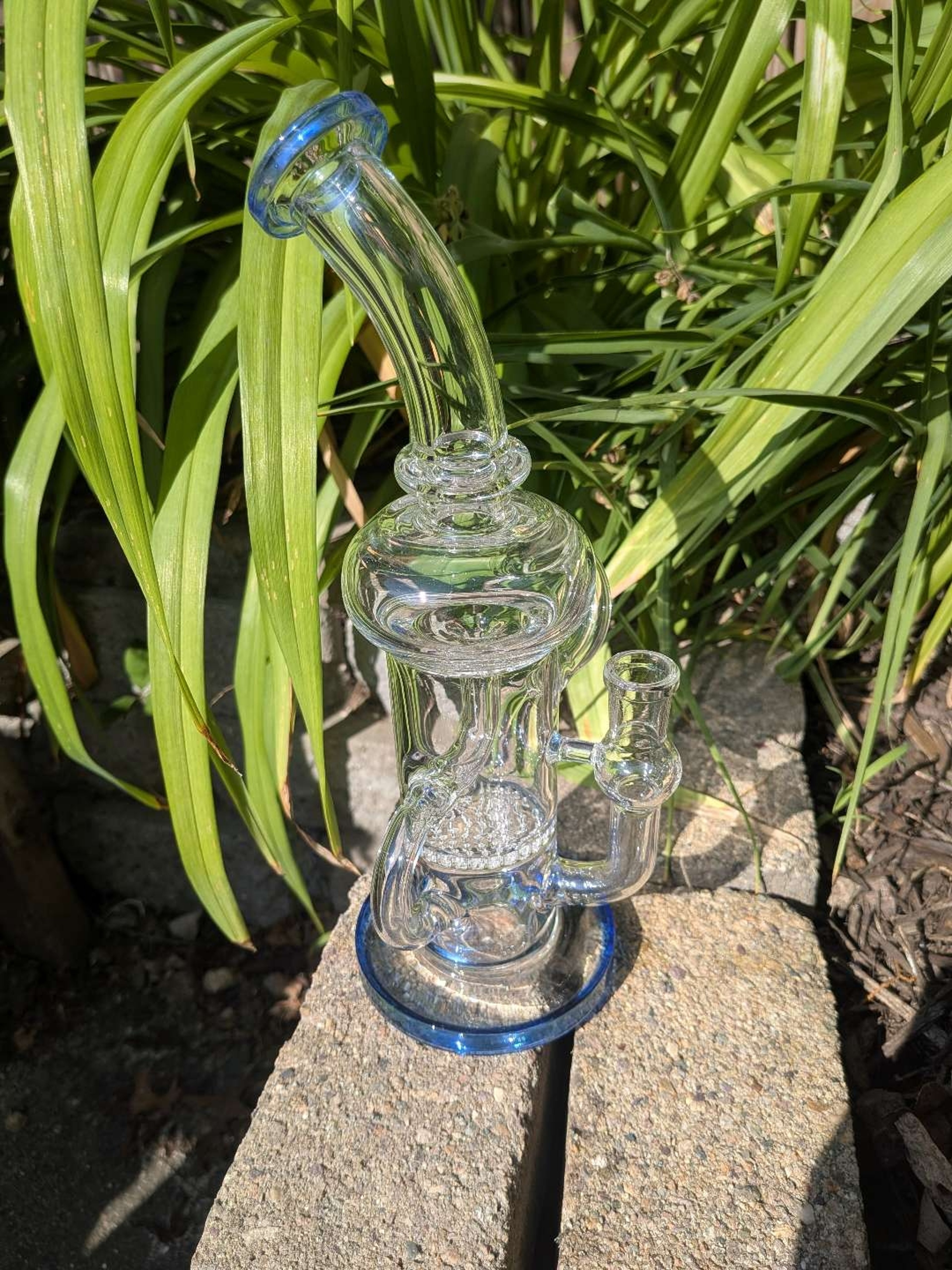 Preview pic of Blue Rimmed Two Arm Recycler, Ships Free