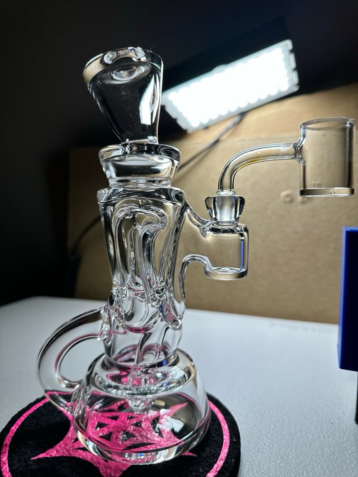 米国フリモントグラス　アンティーク　シリンダー　美品 9e95ad18efe1b68cf11b4f31dc51e1
