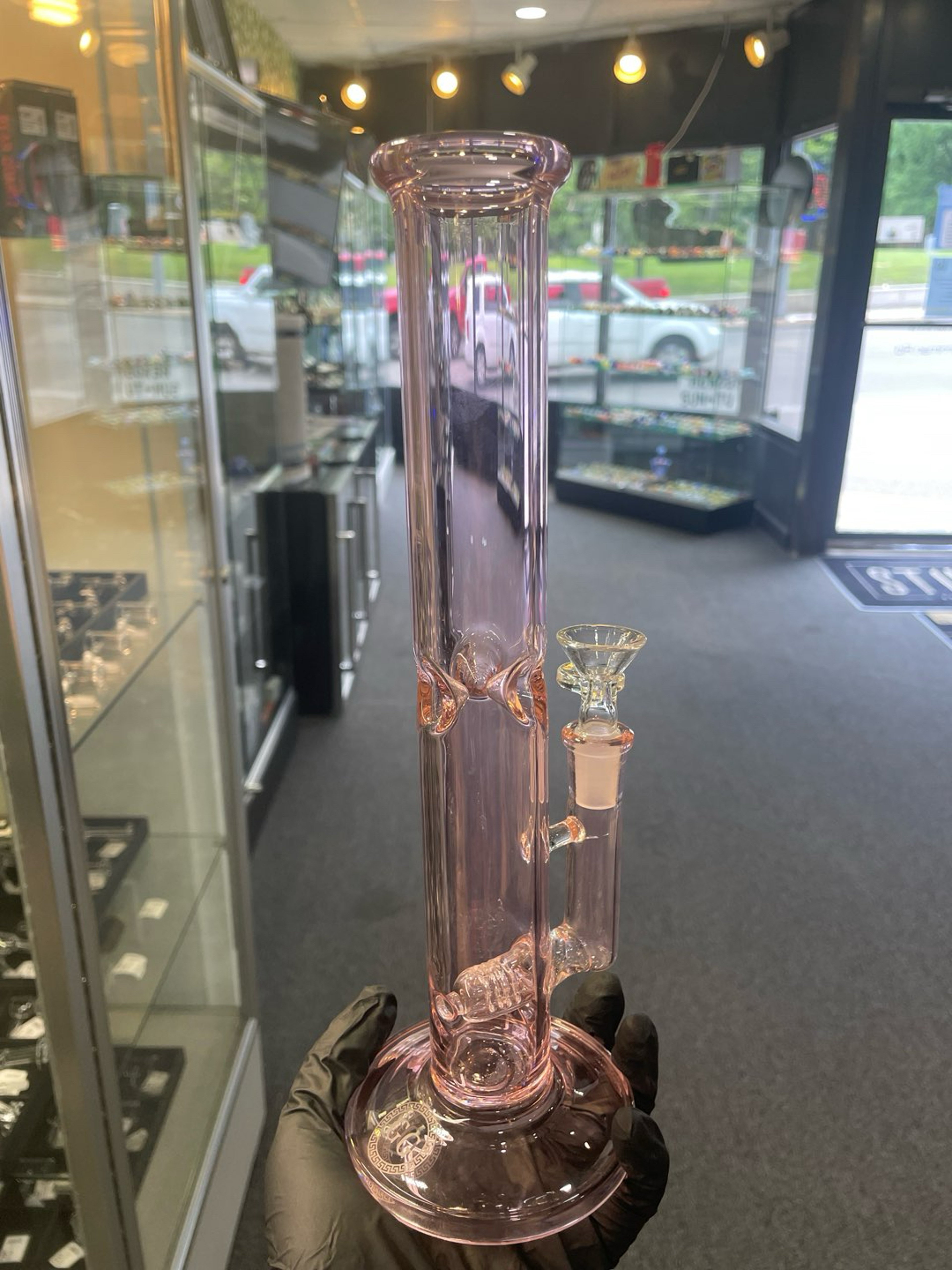 Preview pic of Greek Glass Mini Gridded Tube (READ)