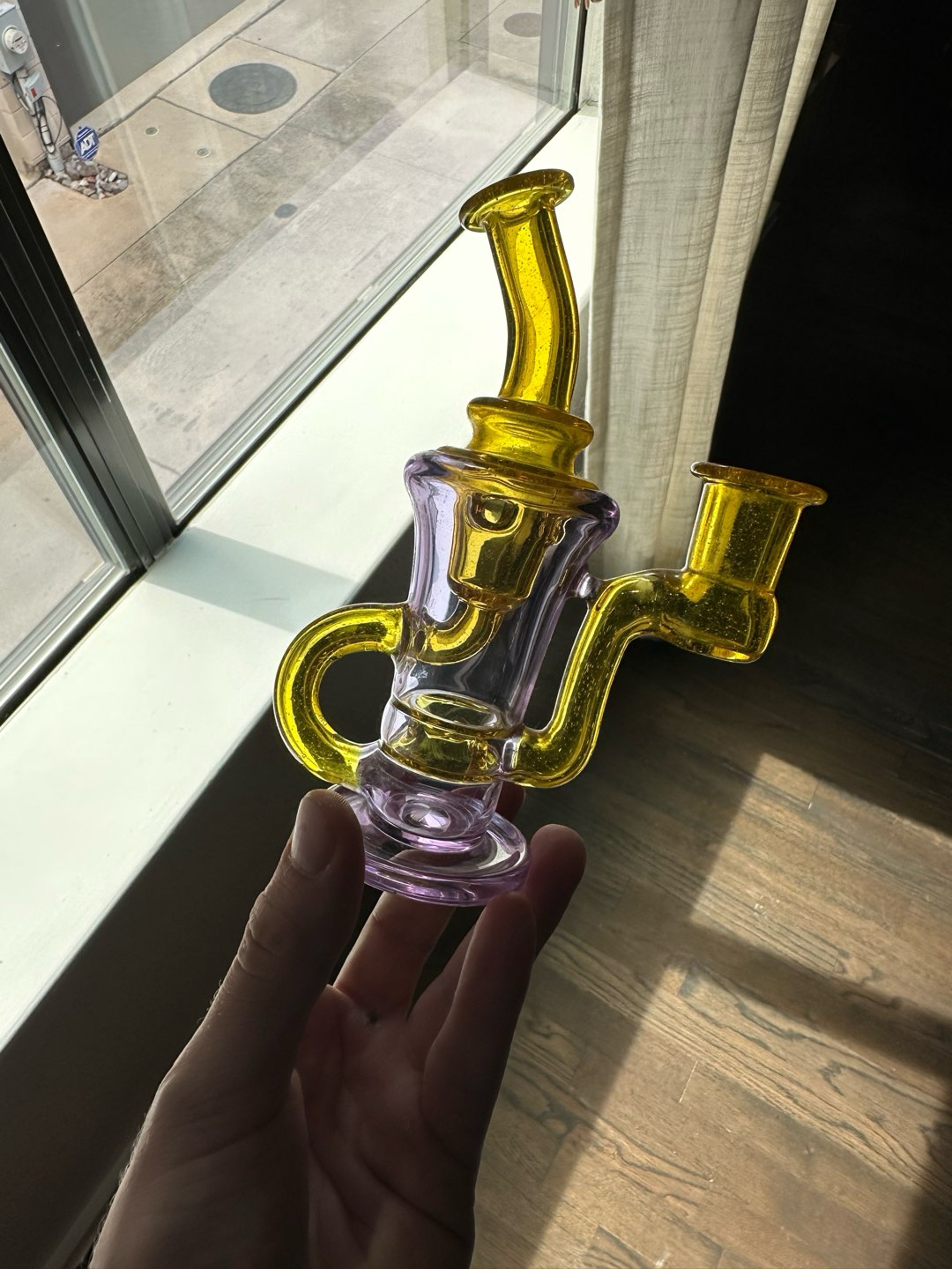 Preview pic of Blias Glass mini Incycler 6 inch shifty