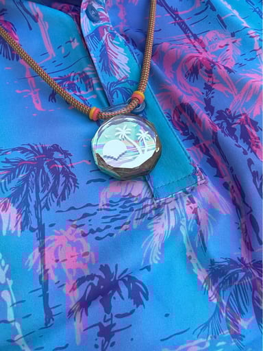 Preview pic of Sandalz Glass dichro pendant