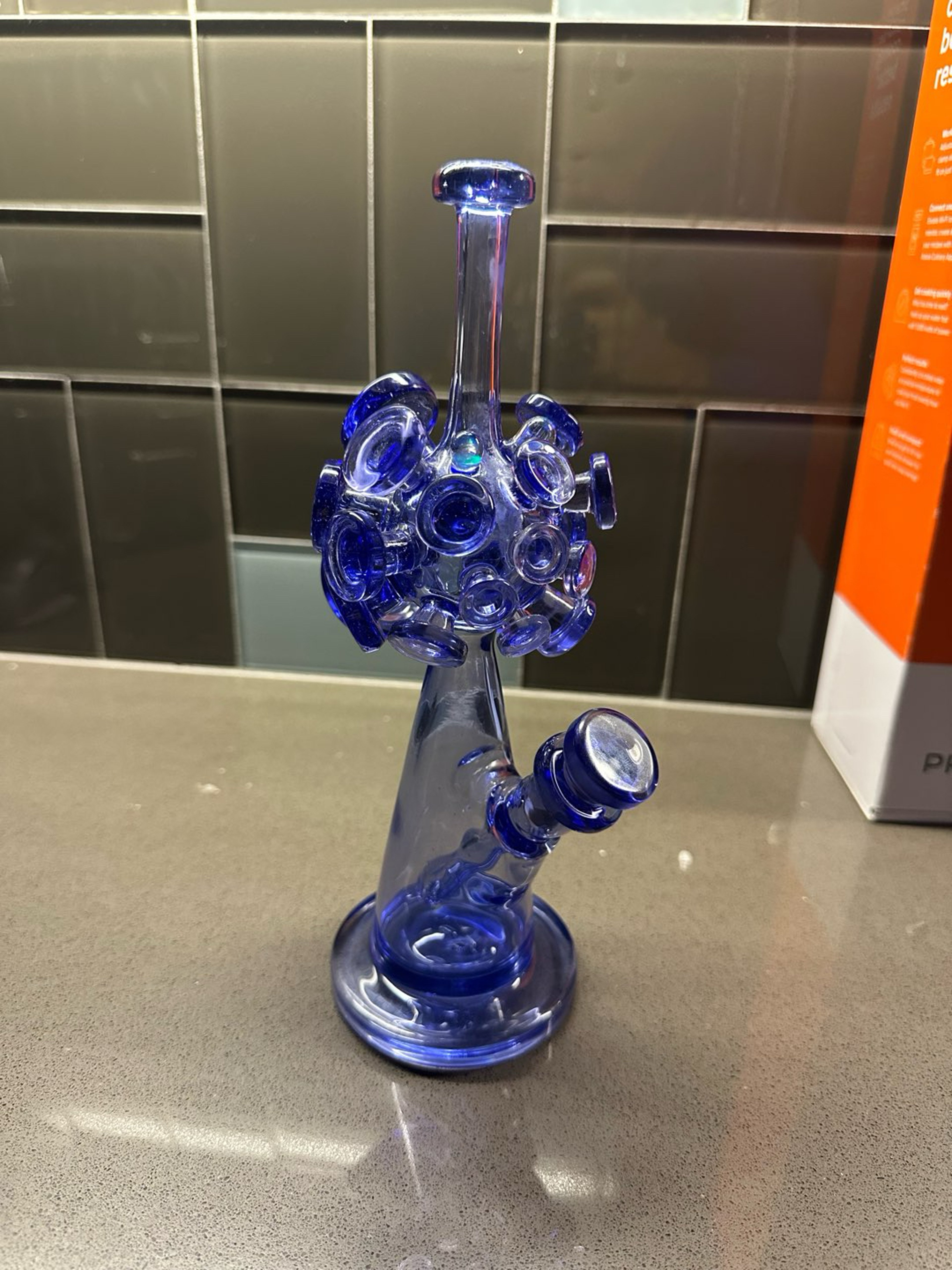 Preview pic of Jmass Glass Spore Rig Purple Rain