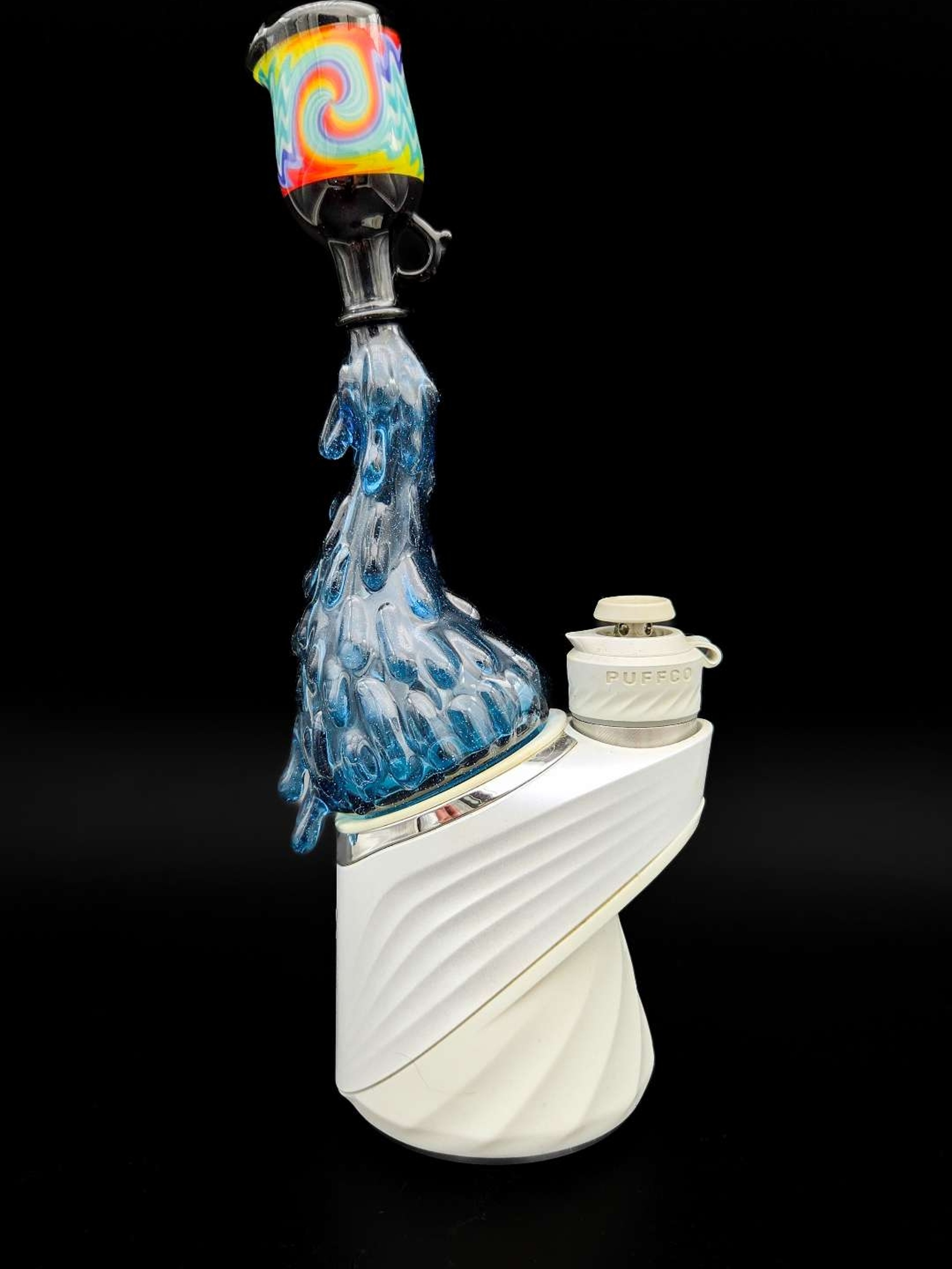 Preview pic of Birdhouse Glass Spiller puffco peak dry top