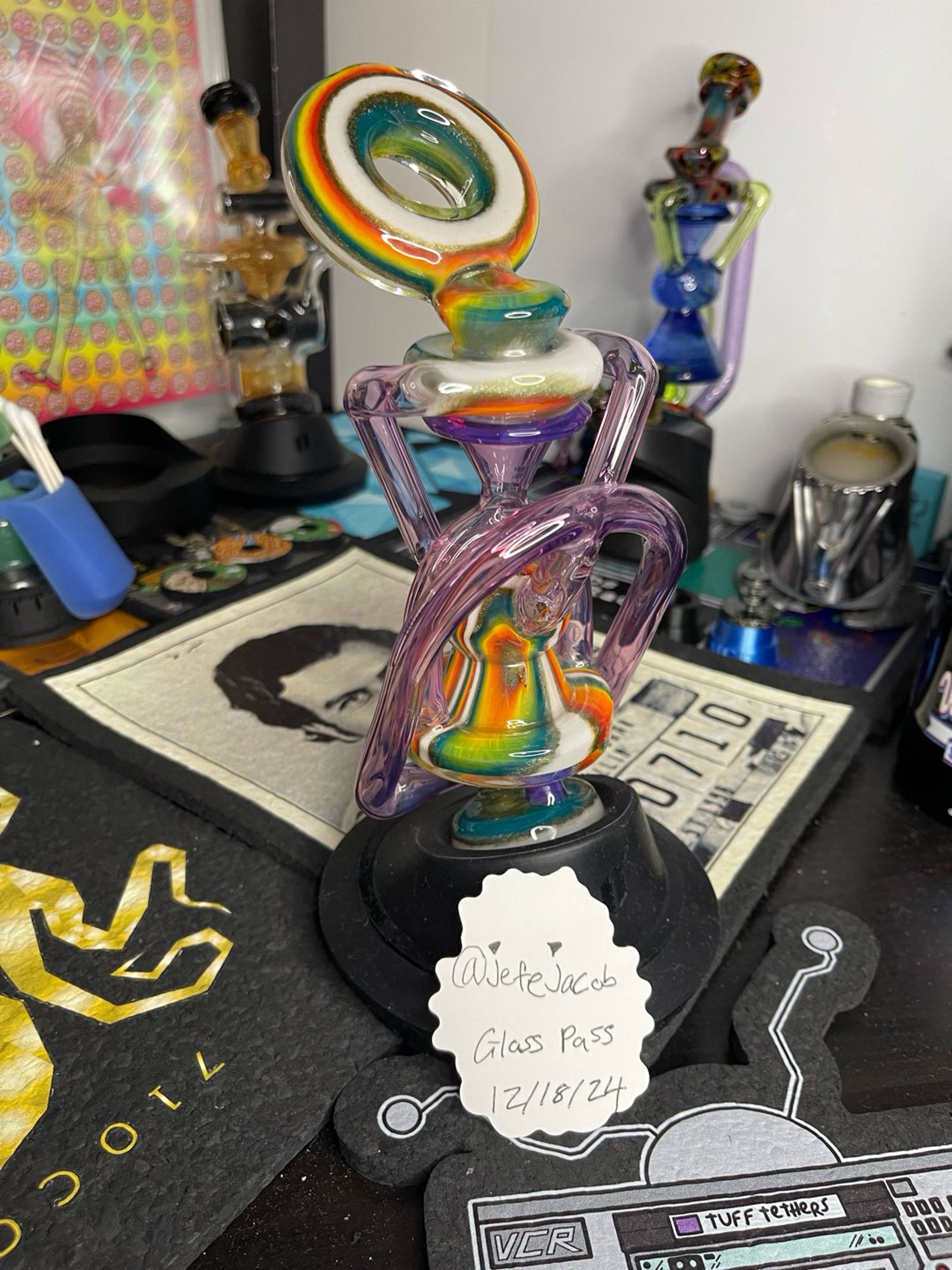 Preview pic of Mshea Split Drain Worked W/ XL Donut Mouth Piece Puffco