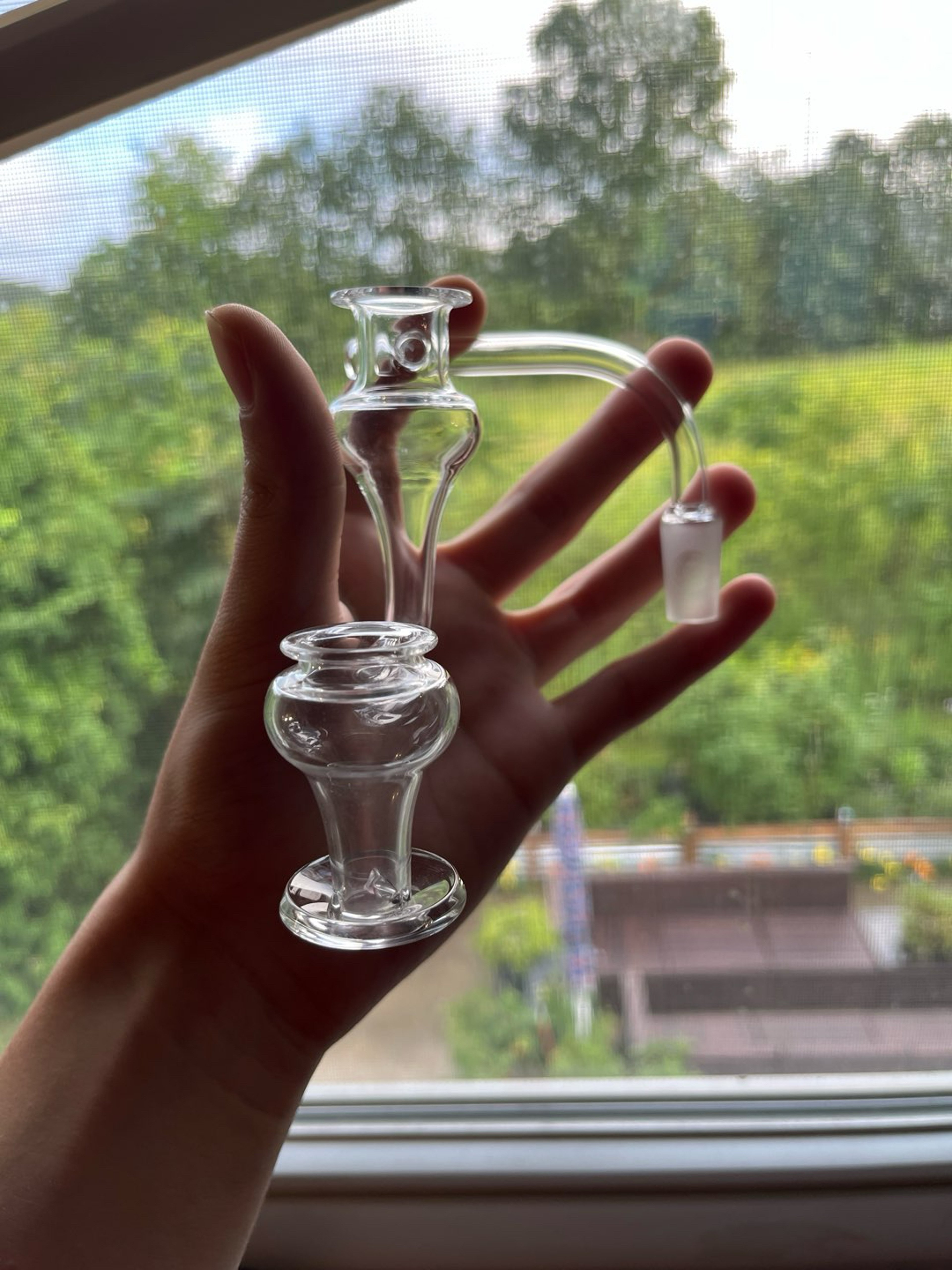 Preview pic of Cheech and Chong hour glass banger