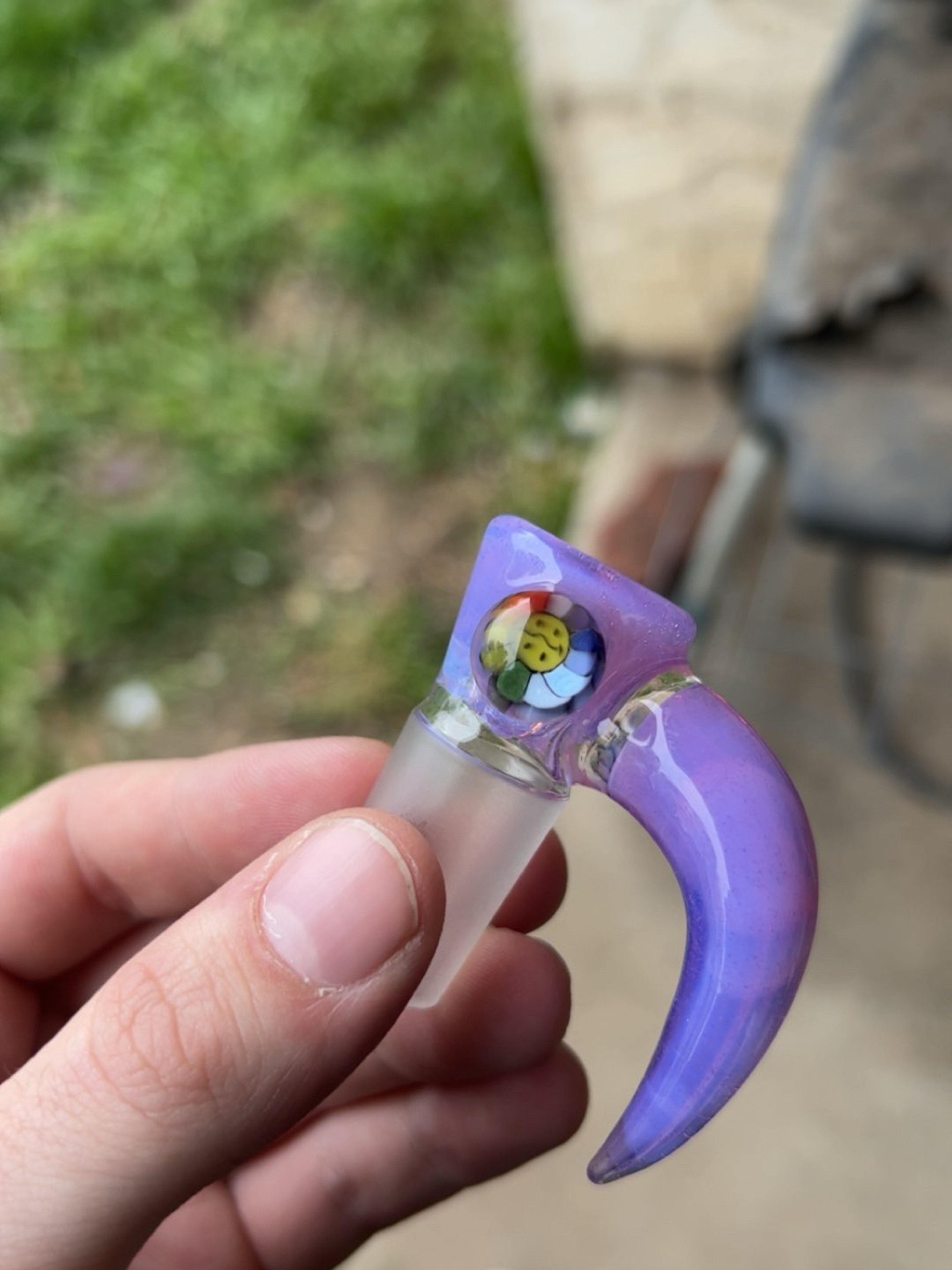 Preview pic of 18 mm worked slide w opal