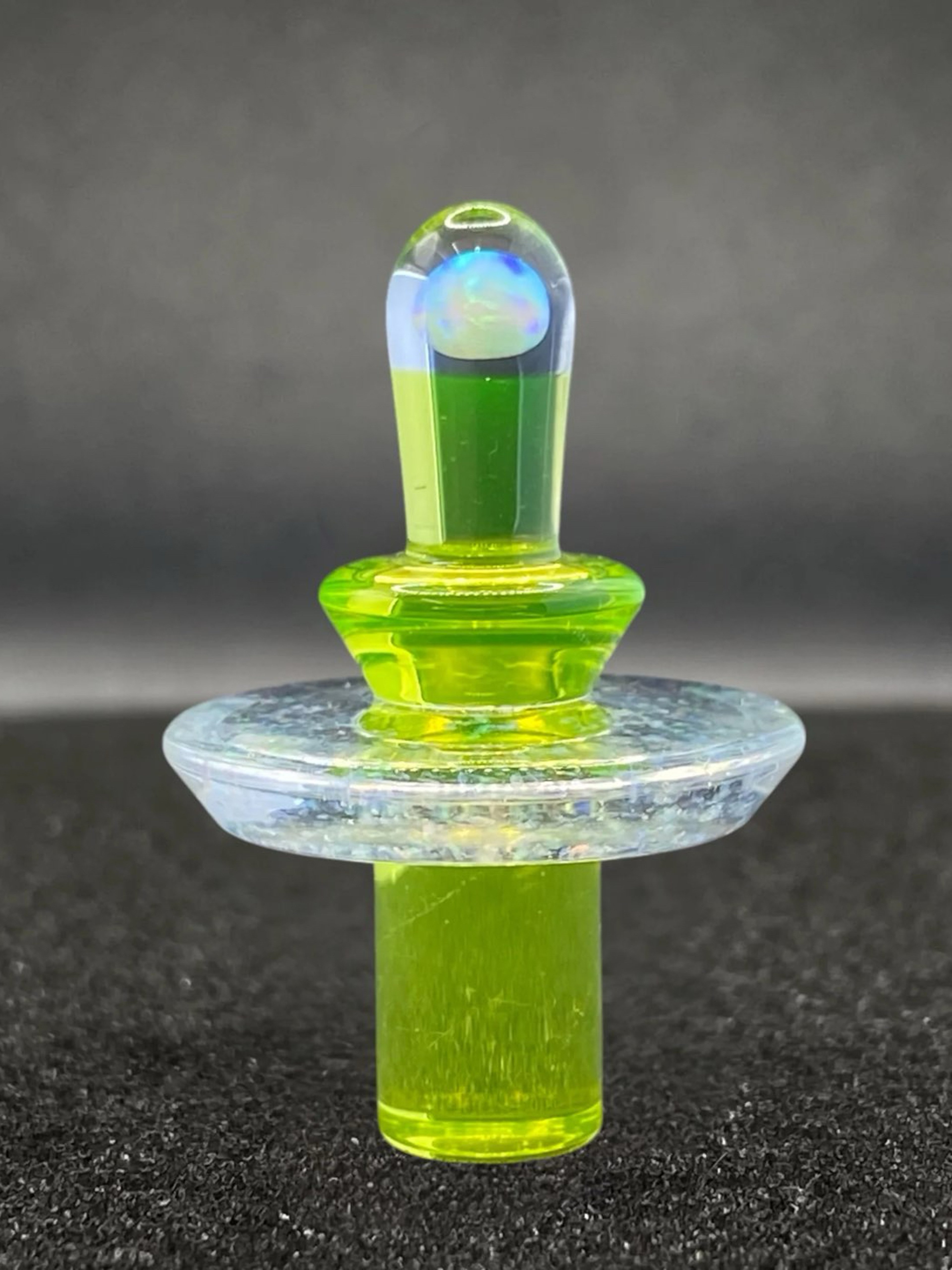 Preview pic of Fortunate Glass - Ion (UV) Crushed Opal Control Tower Cap