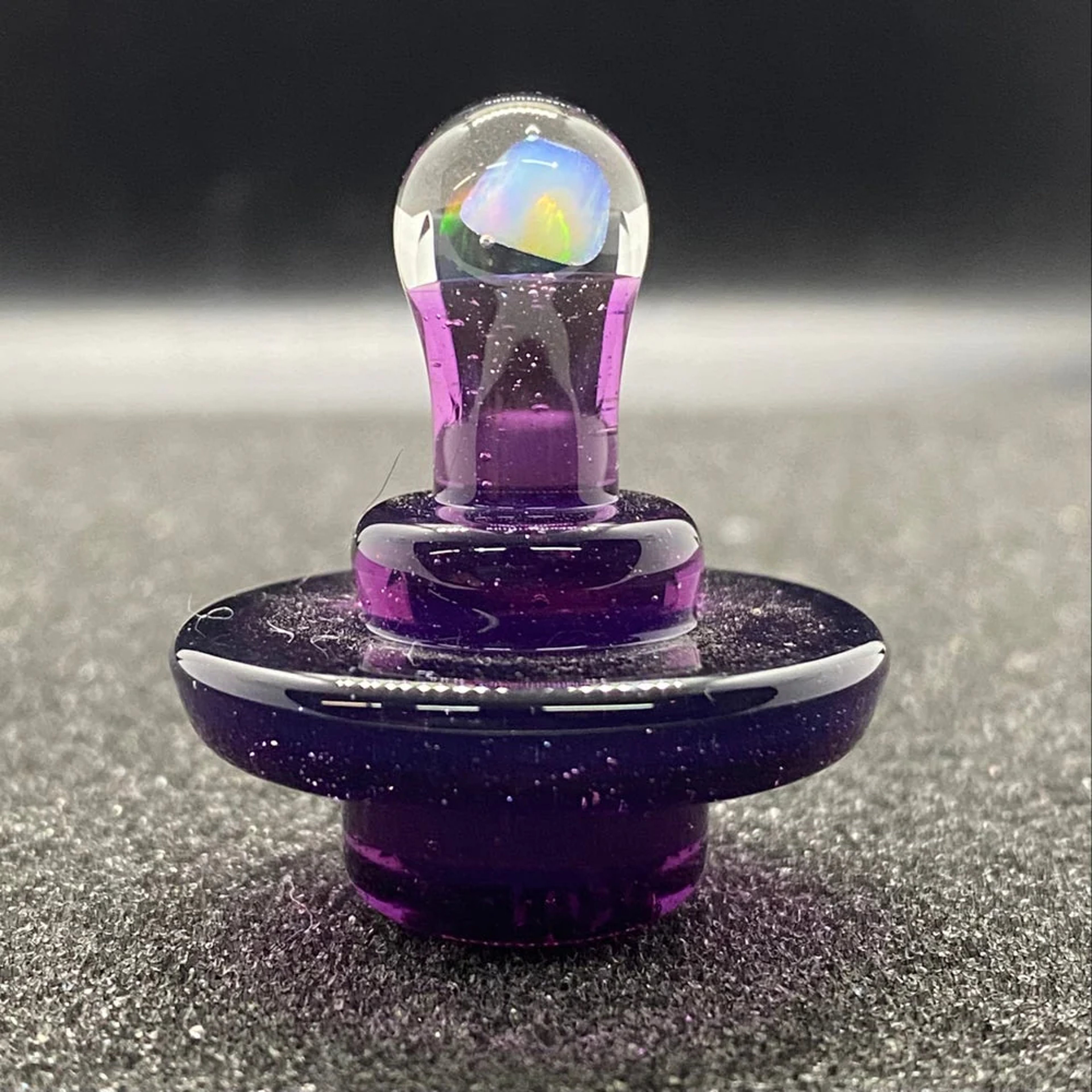 Preview pic of Fortunate Glass - V2 Stargazer / Stardust Opal Slurper/Blender Cap