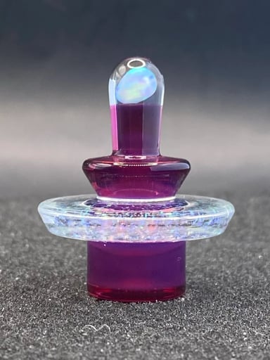 Preview pic of Fortunate Glass - Stargazer Crushed Opal Slurper/Blender Cap