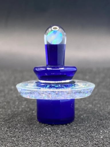 Preview pic of Fortunate Glass - Empire Crushed Opal Slurper/Blender Plug Cap
