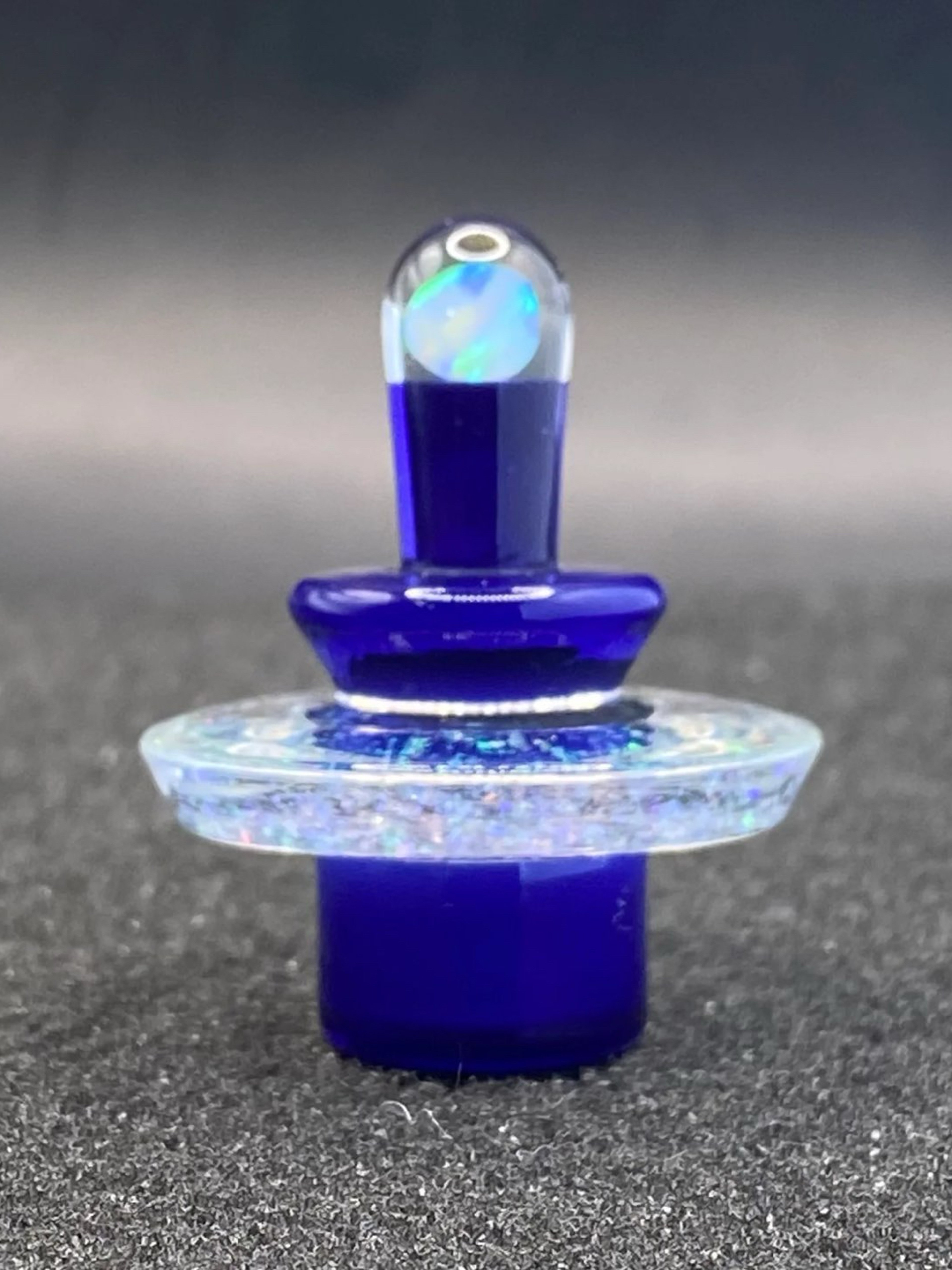 Preview pic of Fortunate Glass - Empire Crushed Opal Slurper/Blender Plug Cap