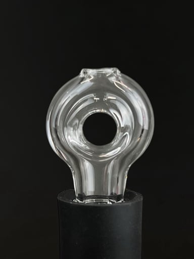 Preview pic of Clear Pivot Donut Spinner Mouthpiece by Bororegon