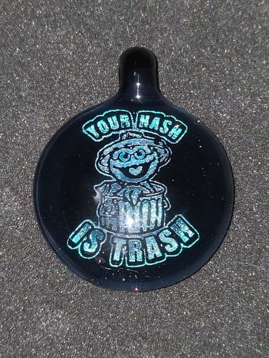 Preview pic of Your hash is trash pendant