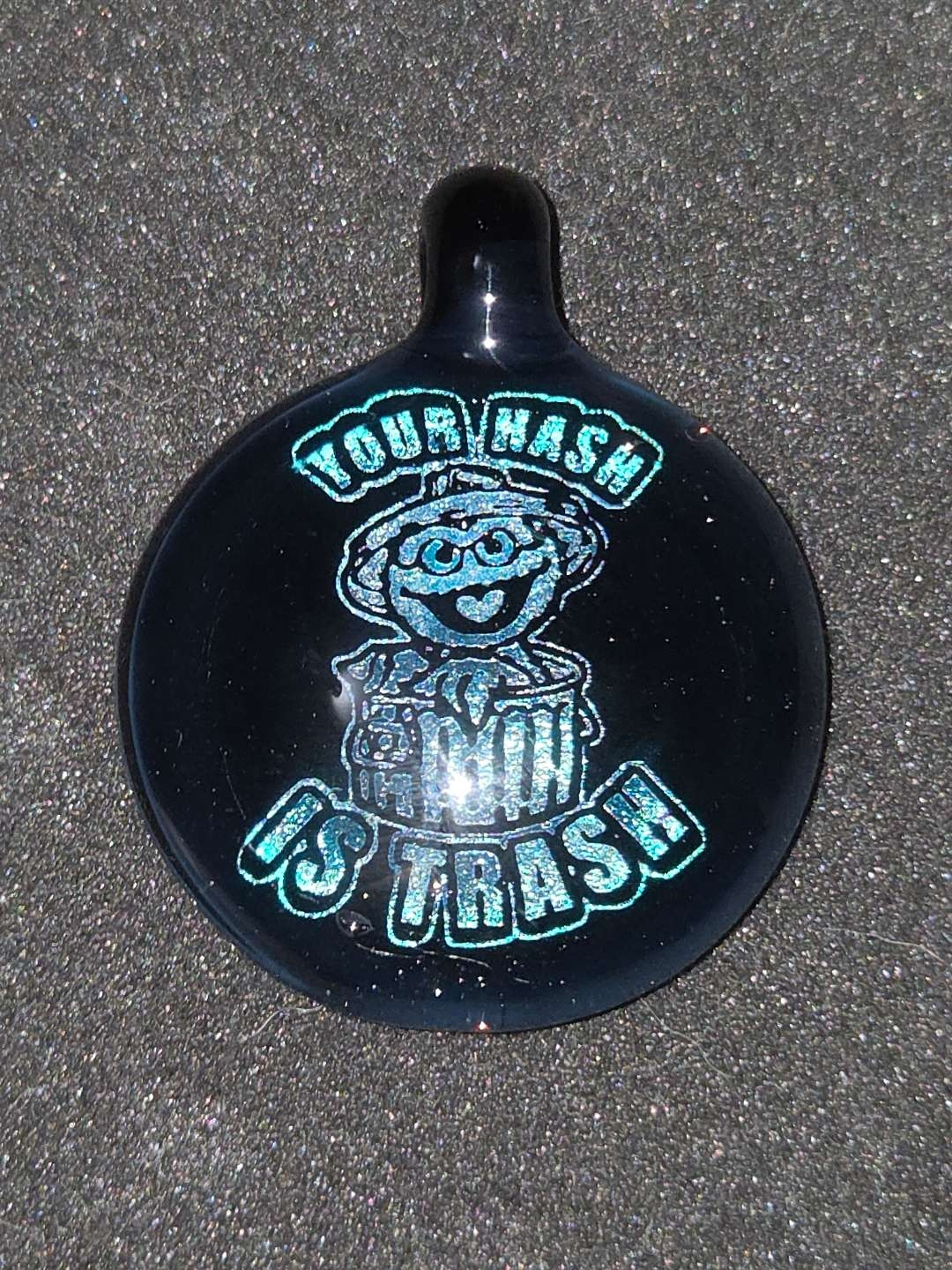Preview pic of Your hash is trash pendant