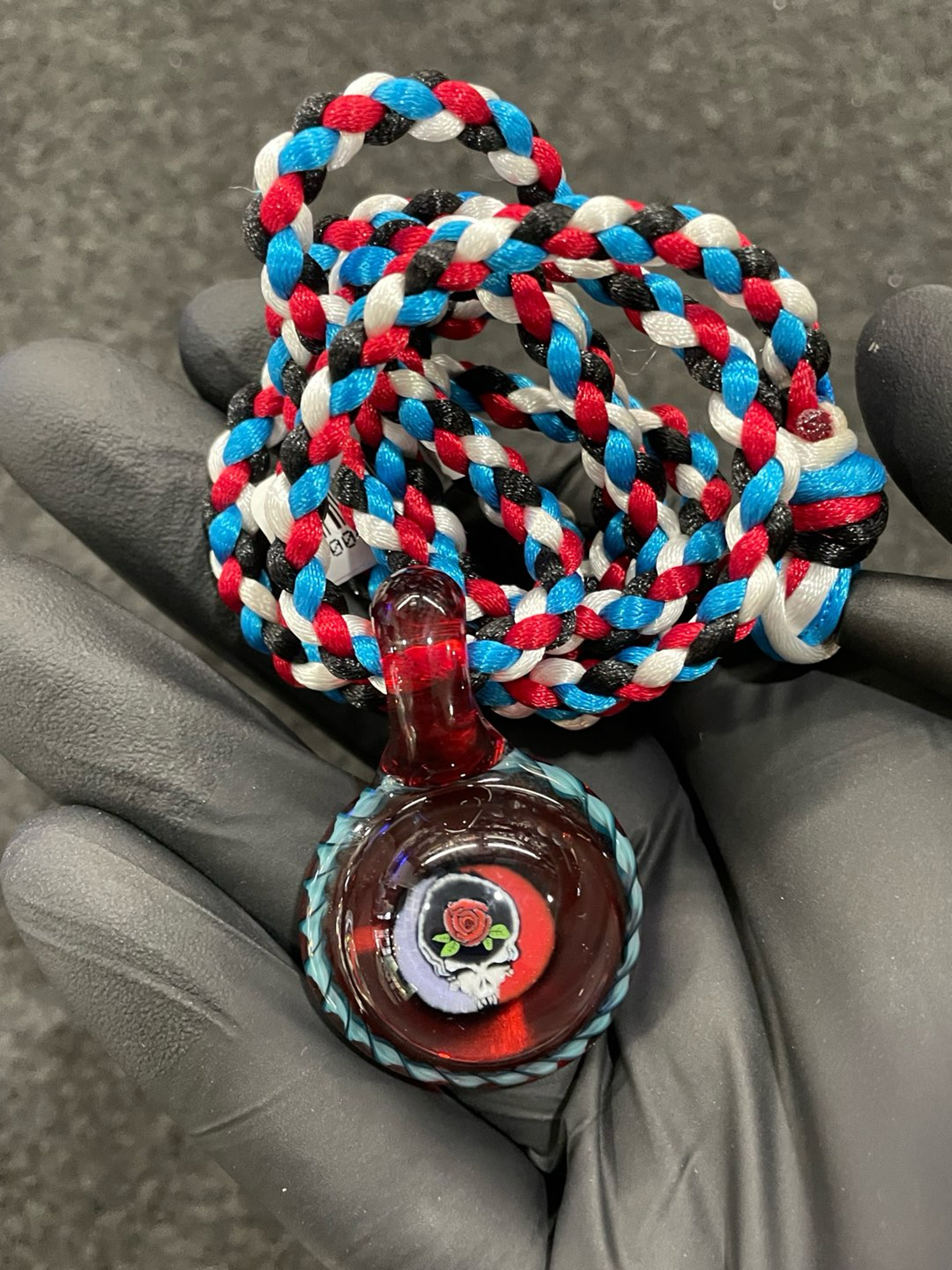 Preview pic of Willstar Millie Pendant Dead Skull Rose