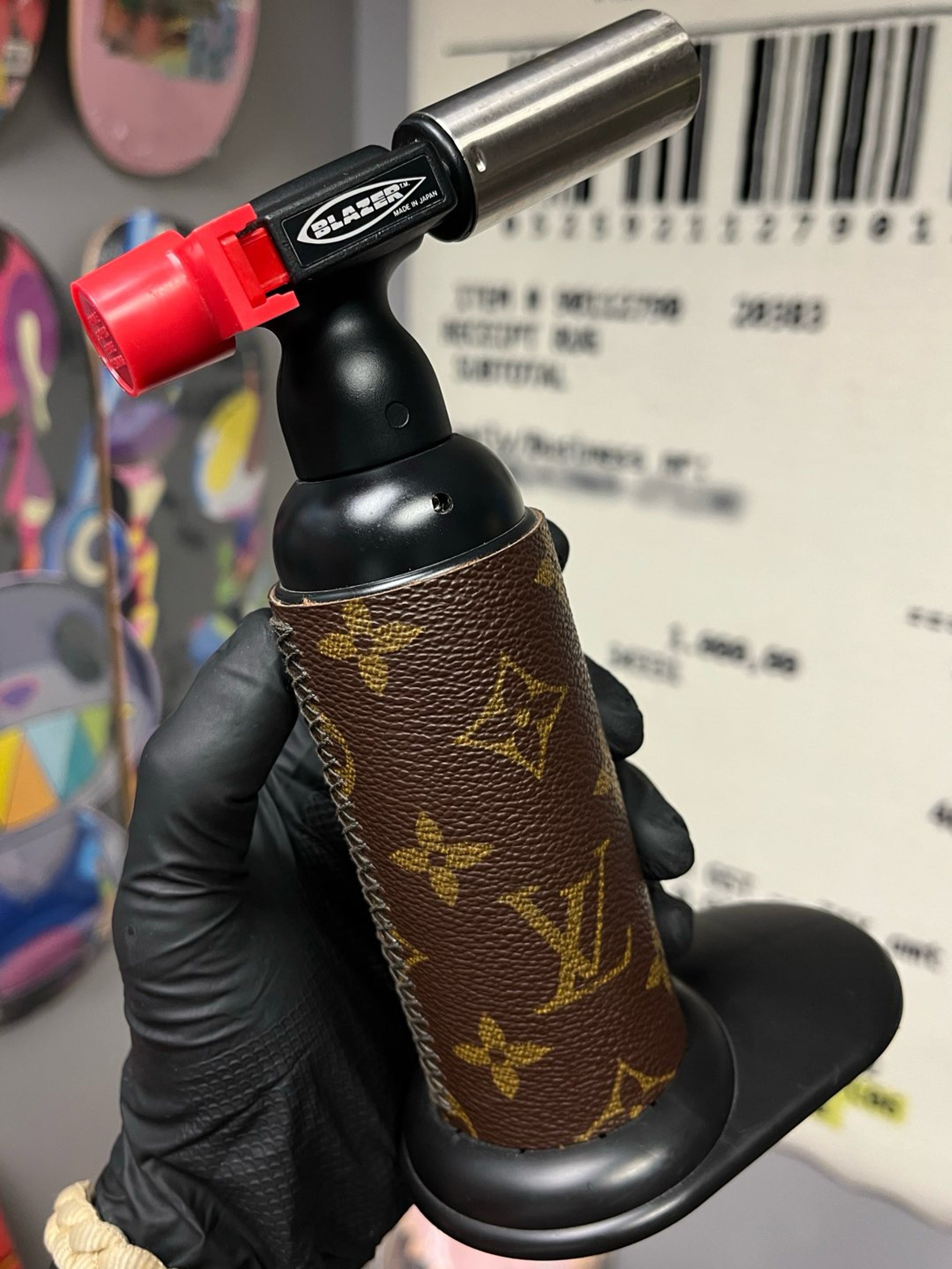 Preview pic of Louis Vuitton Cut & Sew Blazer Big Shot Torch