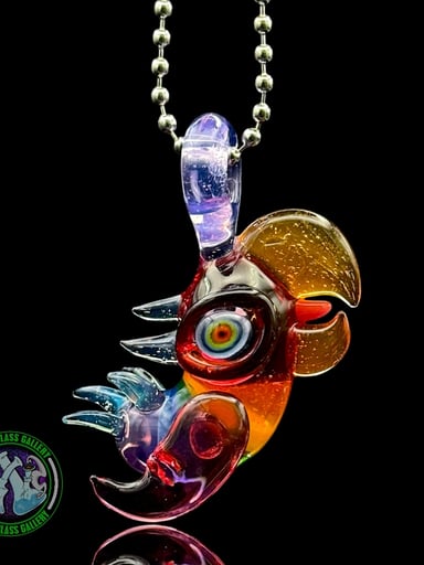 Preview pic of RJ Glass - Pendant - Bird #5
