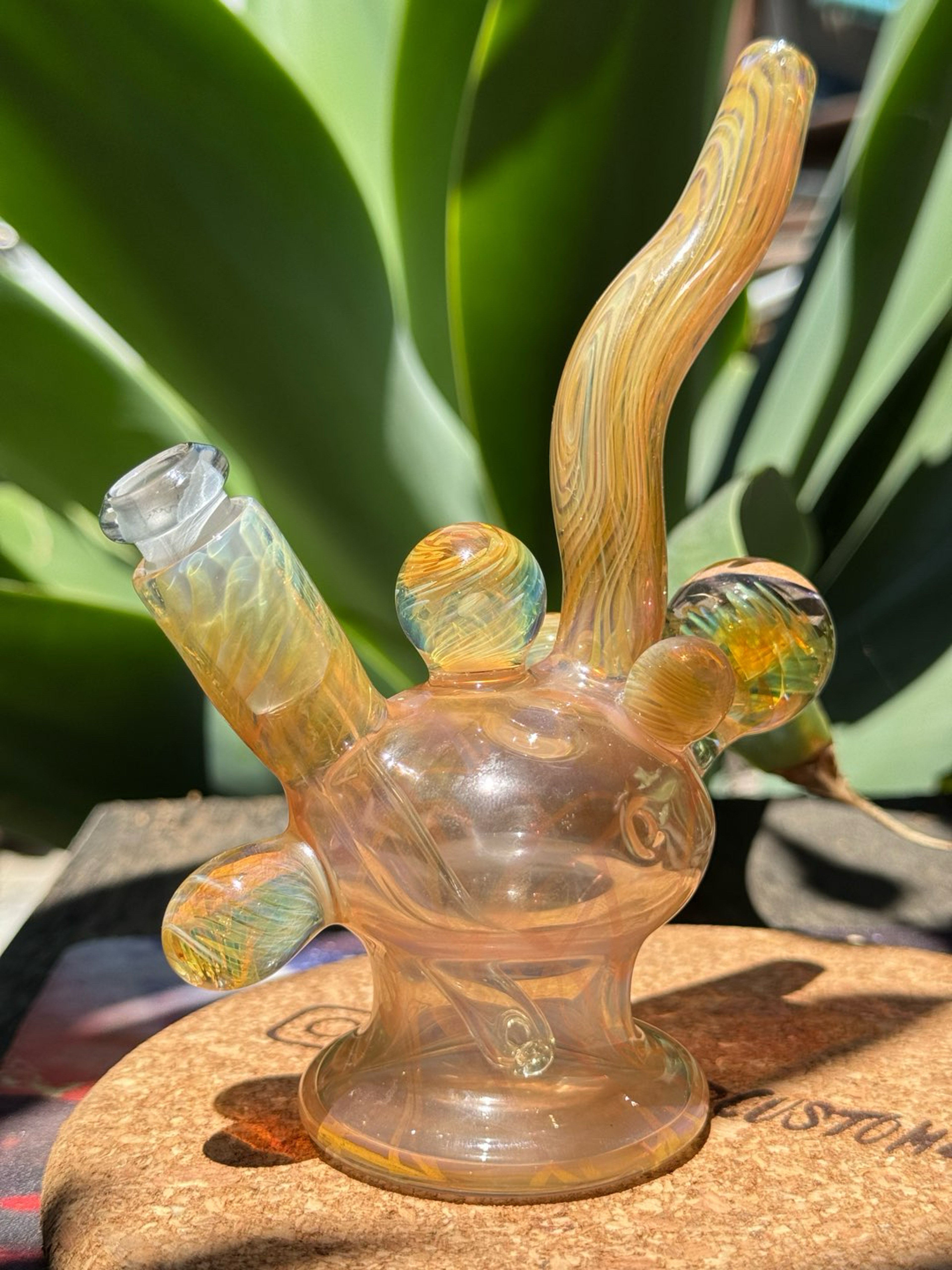 Preview pic of Fume Rig w/Removable stem 2-Hole