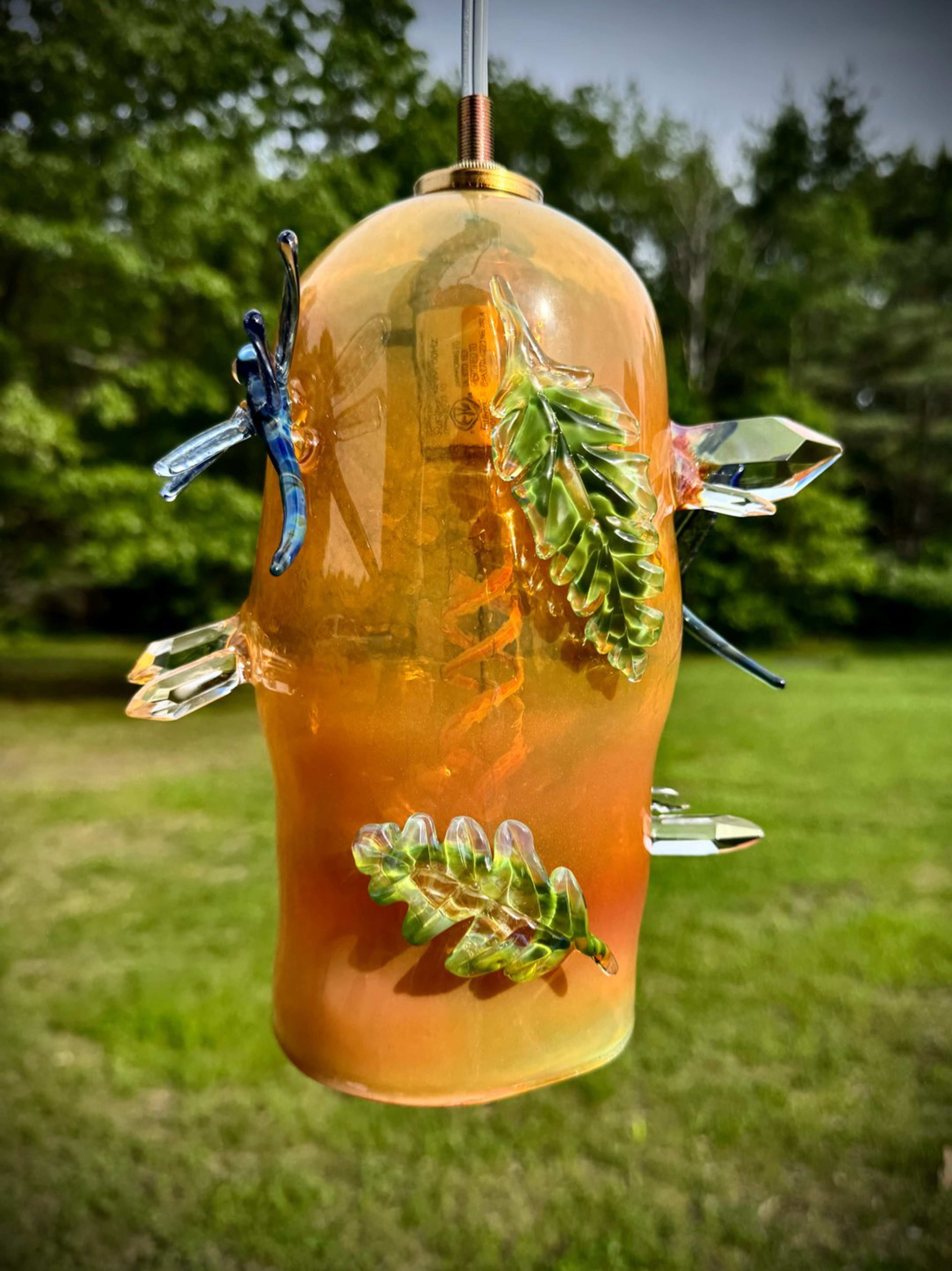 Preview pic of Hanging borosilicate pendant Lamp