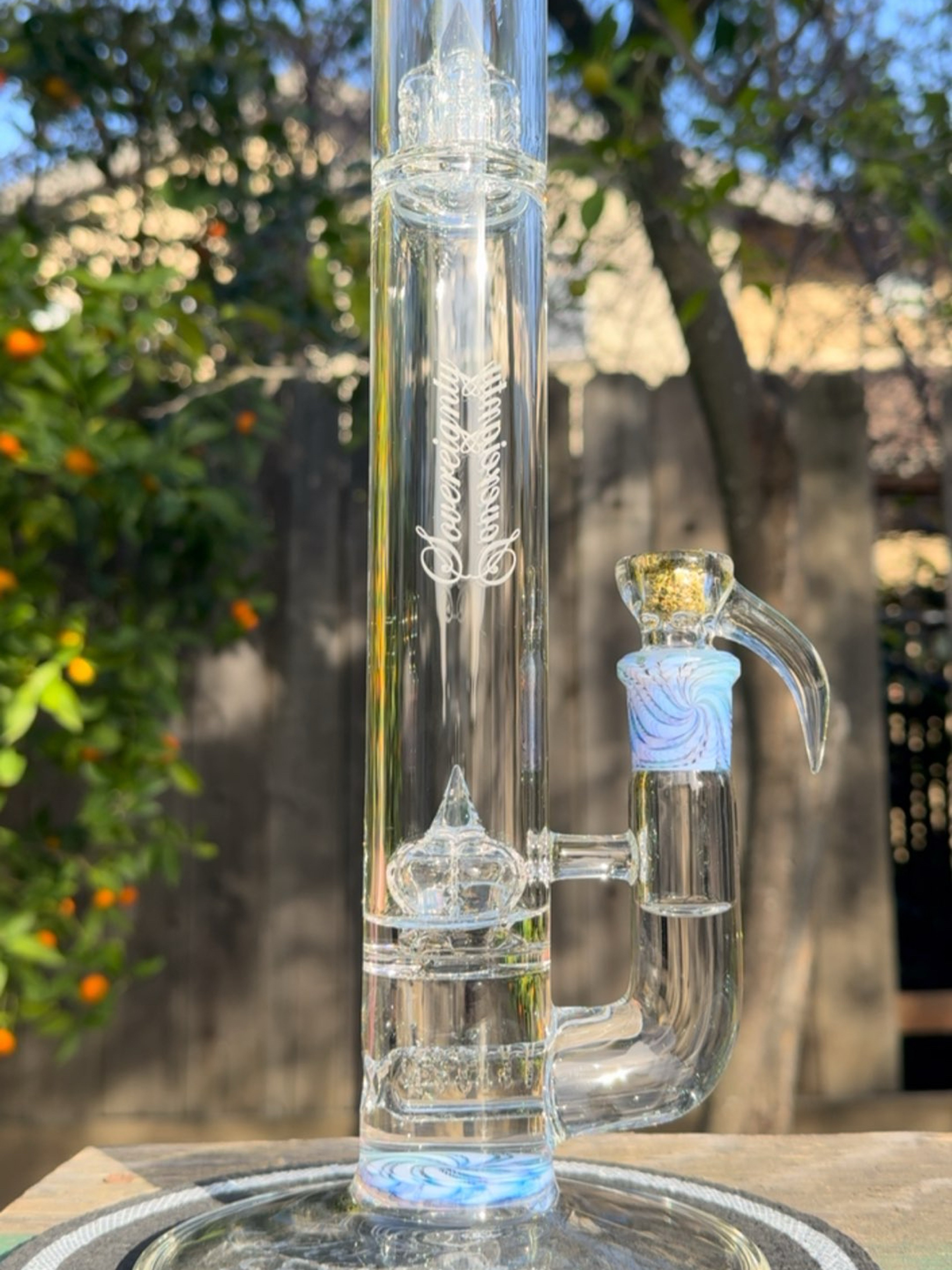 Preview pic of Sovereignty Glass Stem-Imp 44 with steve booty & joint
