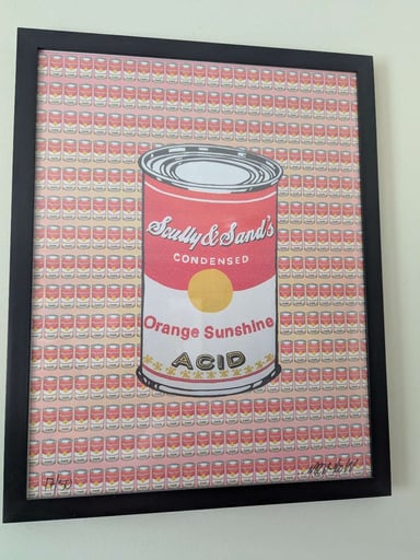 Preview pic of Orange Sunshine Campbell's Soup can by Wookerson