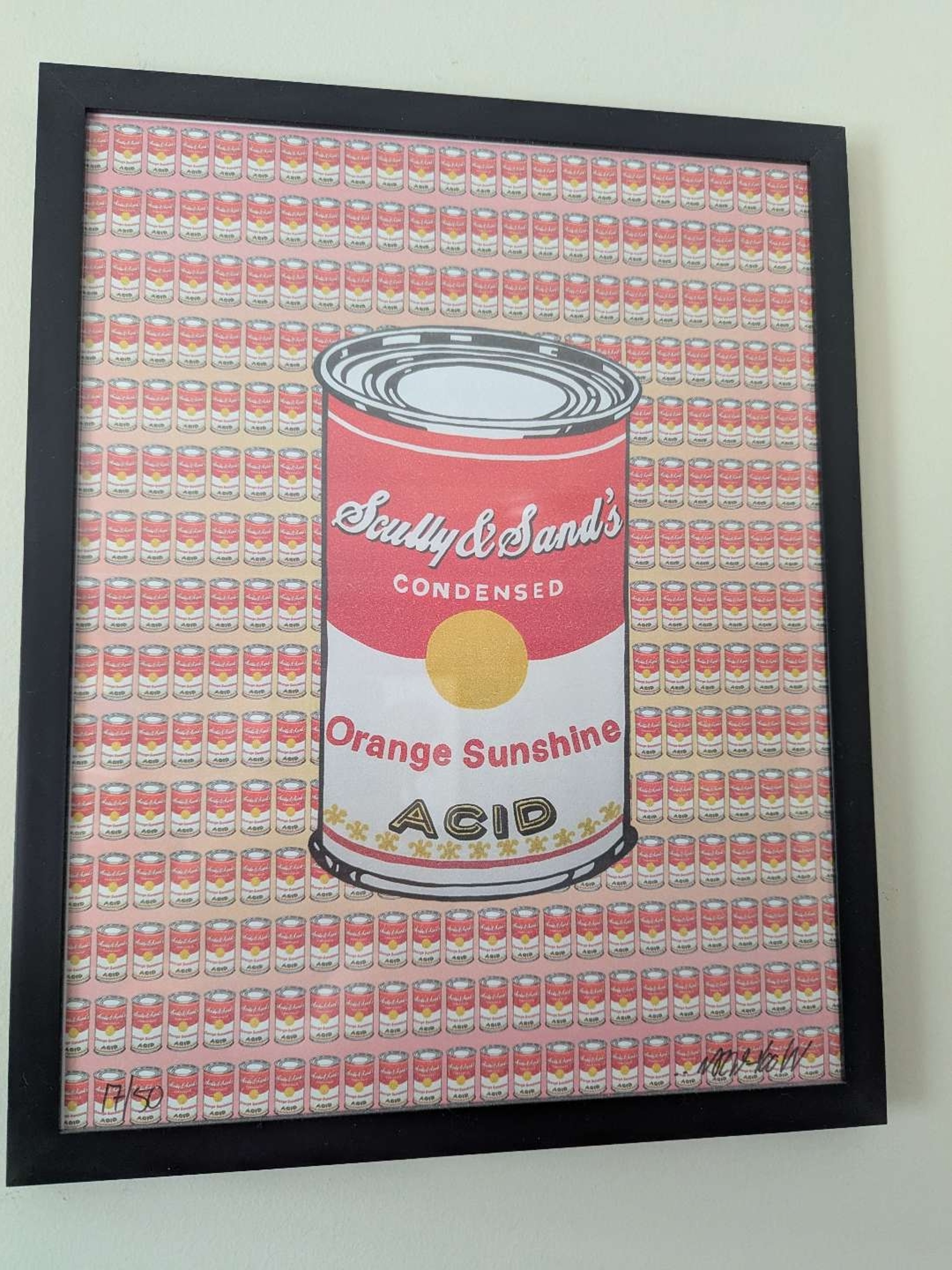 Orange Sunshine Campbell's Soup can by Wookerson image 0