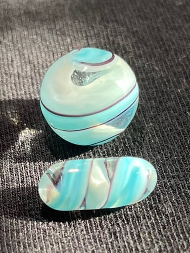 Preview pic of Baby Blue Swirl 2pc Set