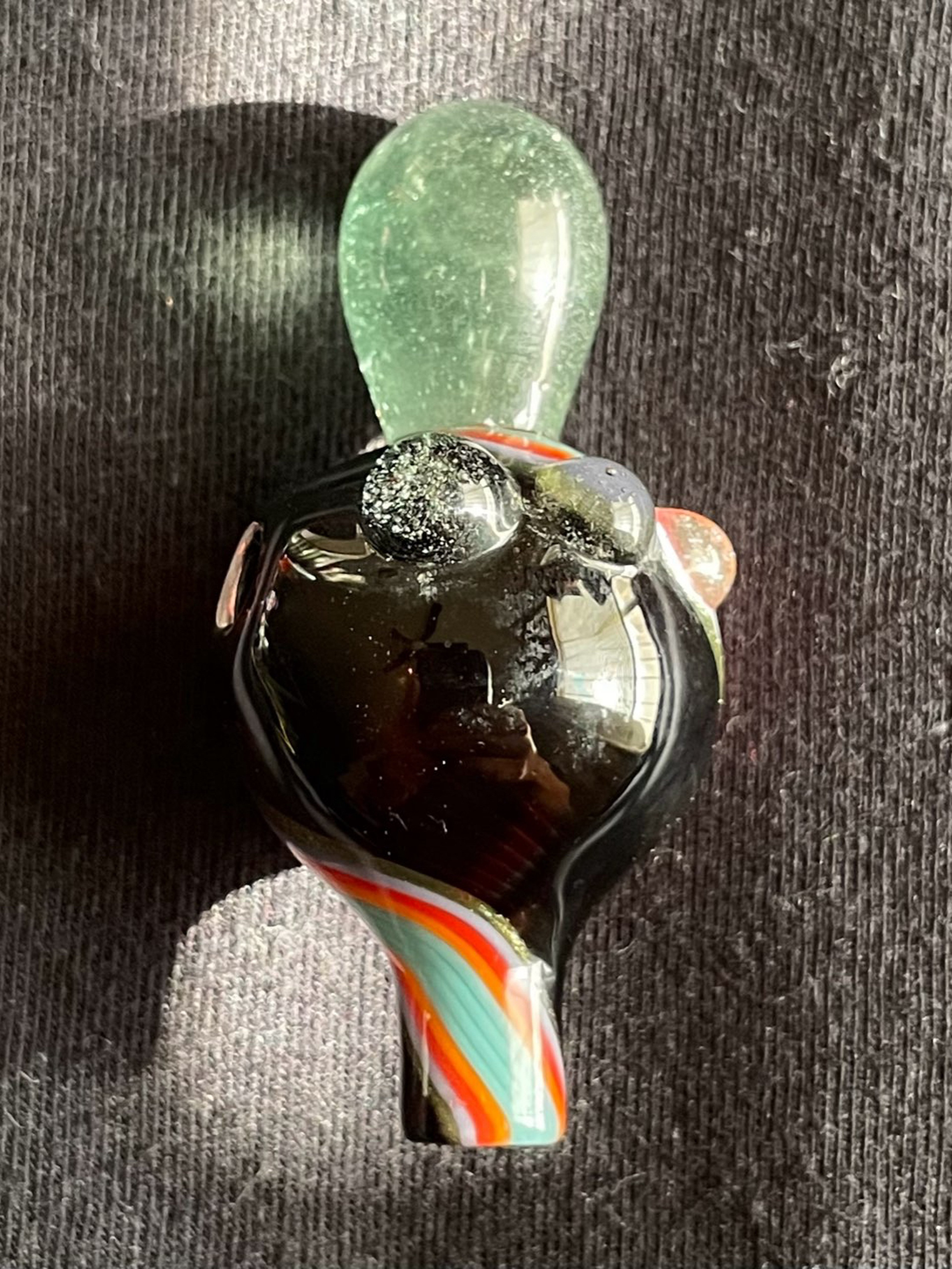 Preview pic of Black Swirled Carb Cap