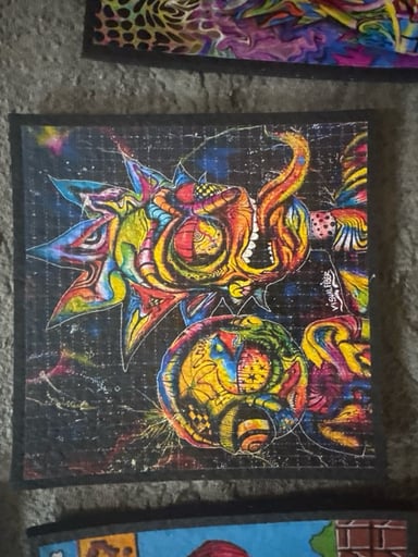 Preview pic of Rick and morty blotter mat