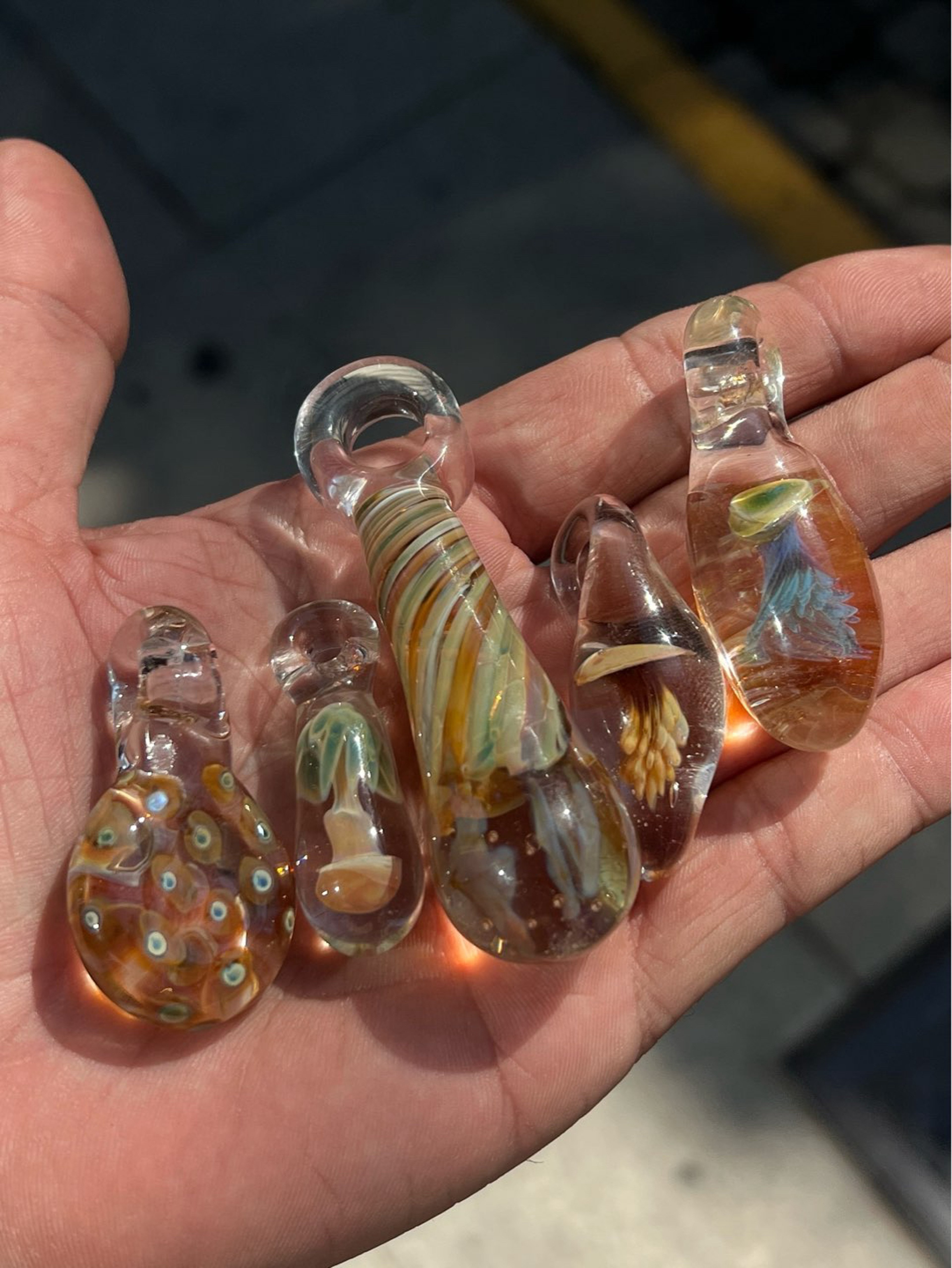 “Ocean Vibes” Glass Pendant Bundle image 0